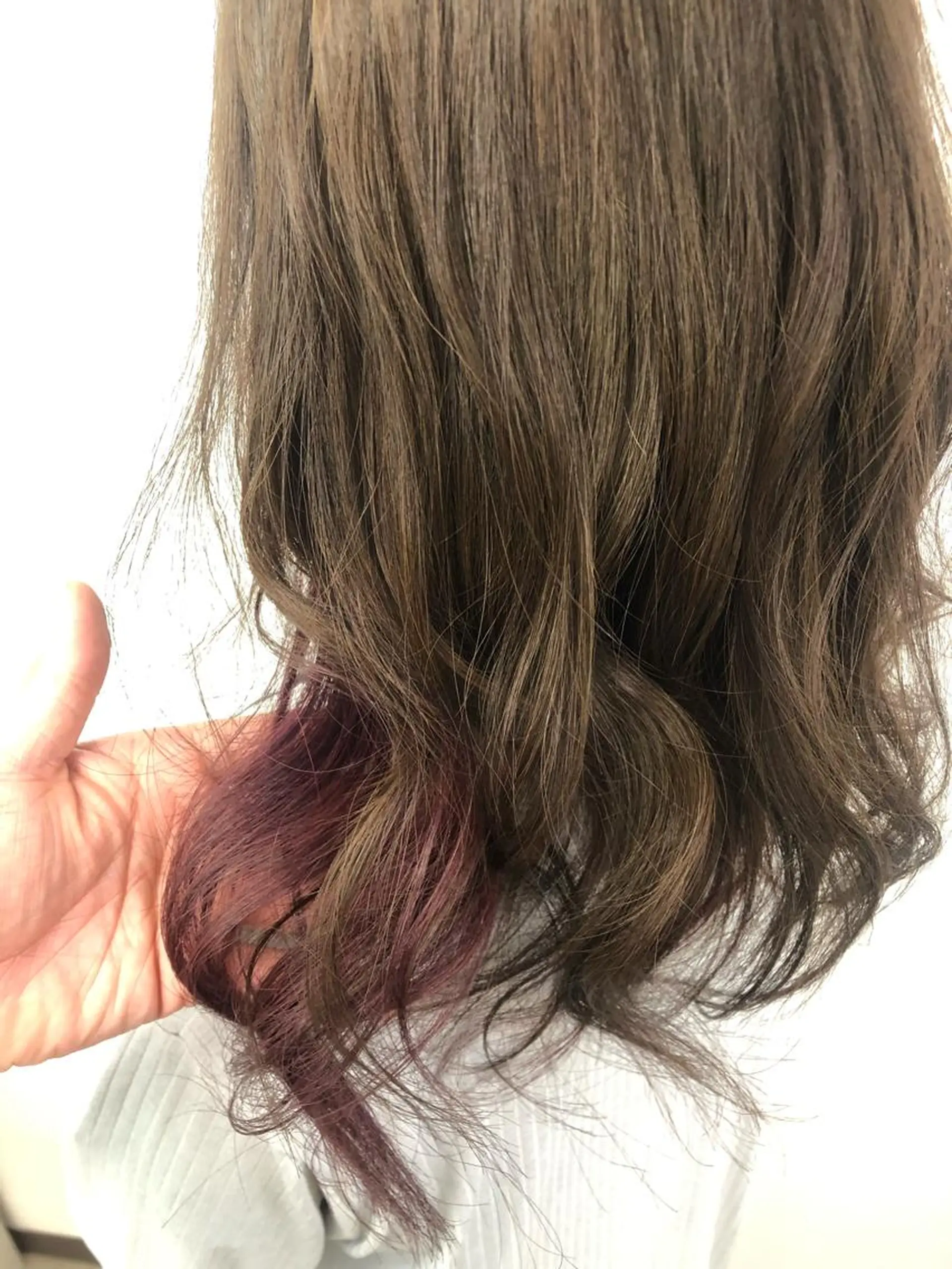 セミロング 髪質改善ayame 横山諒のヘアスタイル