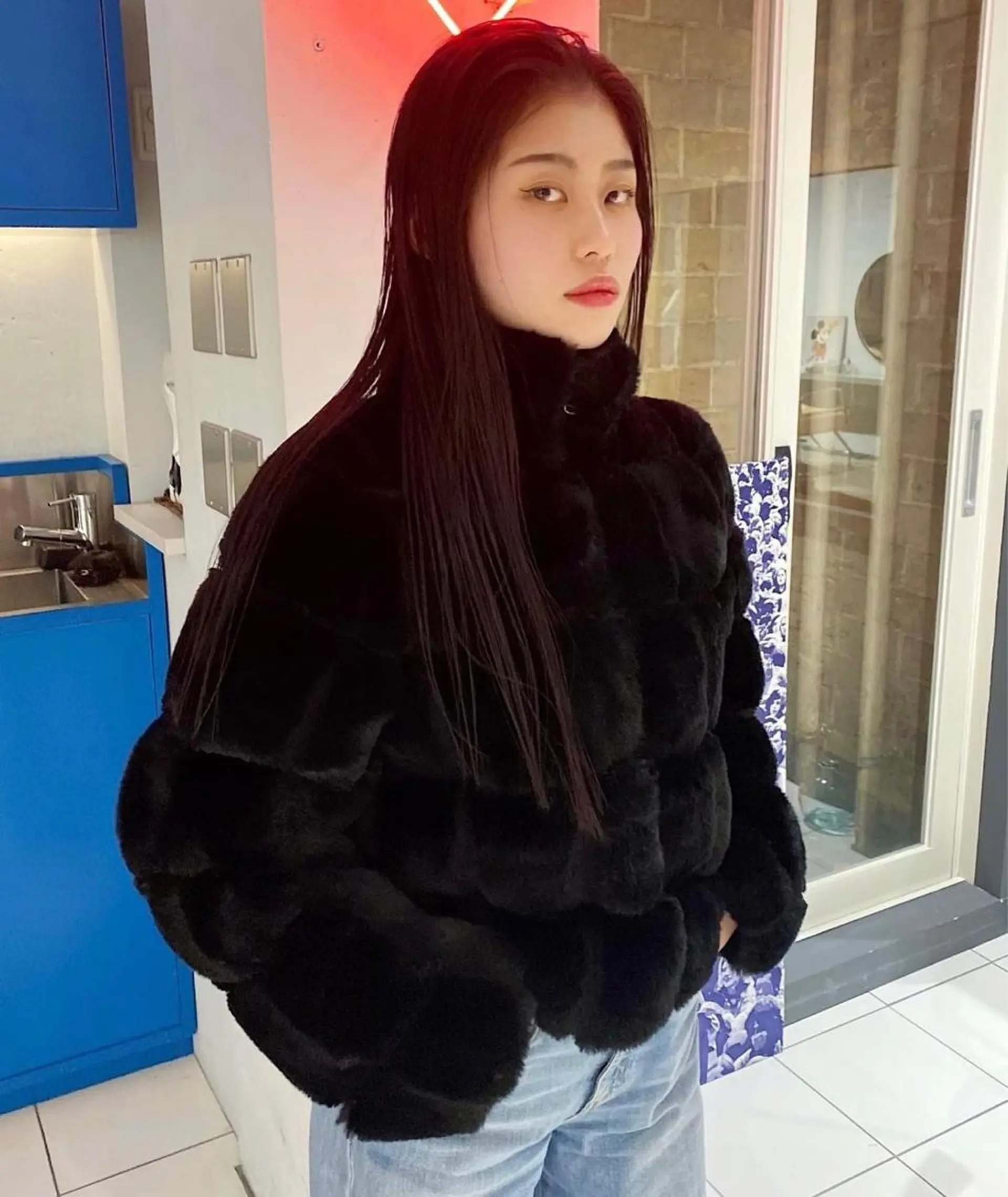 ロング カラー ブラウンカラー レッドカラー レッドブラウン 丹治 一輝ボブ/ショートのヘアスタイル