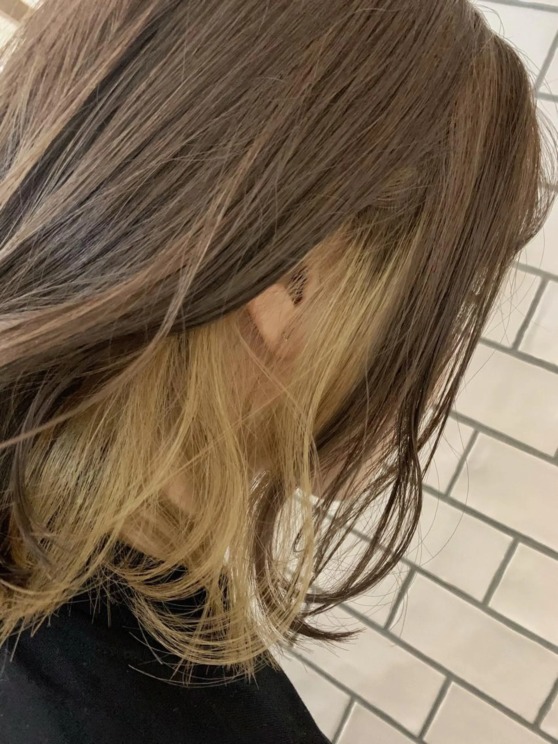 ミディアム カラー ヘアアレンジ イルミナカラー インナーカラー ピンクカラー 髪質改善 小顔カット 指名支持率NO.1 スタイリストのヘアスタイル