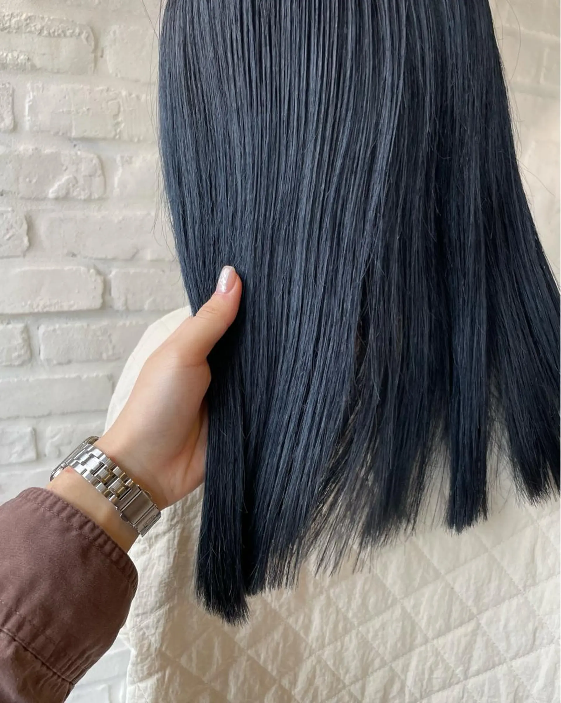 ミディアム カット ヘアカラー 🌈トップデザイナー 金沢駅近nanamiのヘアスタイル