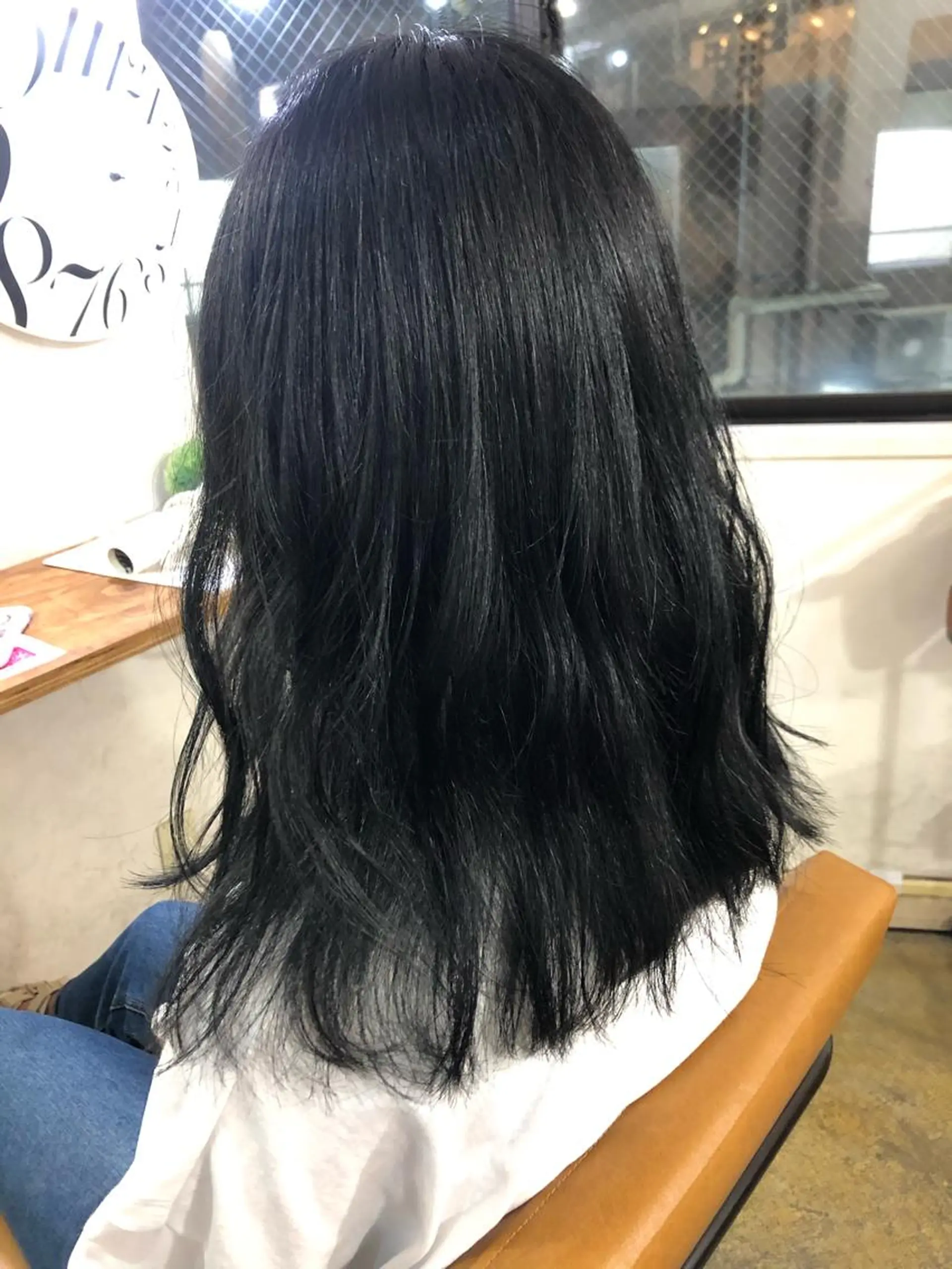 ロング カラー ブルーカラー 🌸髪質改善特化🌸 店長　ゆうやのヘアスタイル