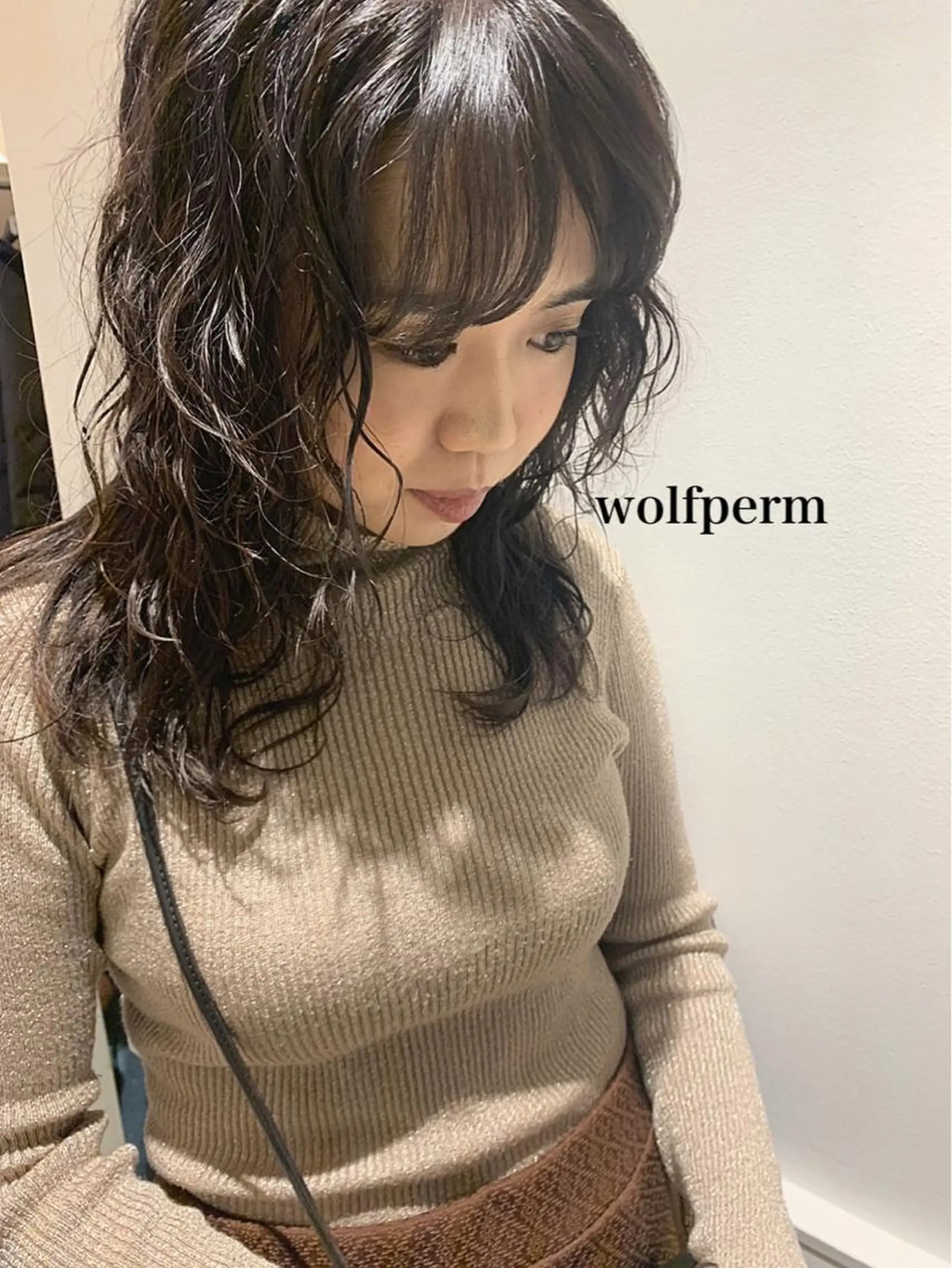 セミロング カラー Zina 藤崎店所属・zina藤崎📛 井上美乃里のヘアスタイル