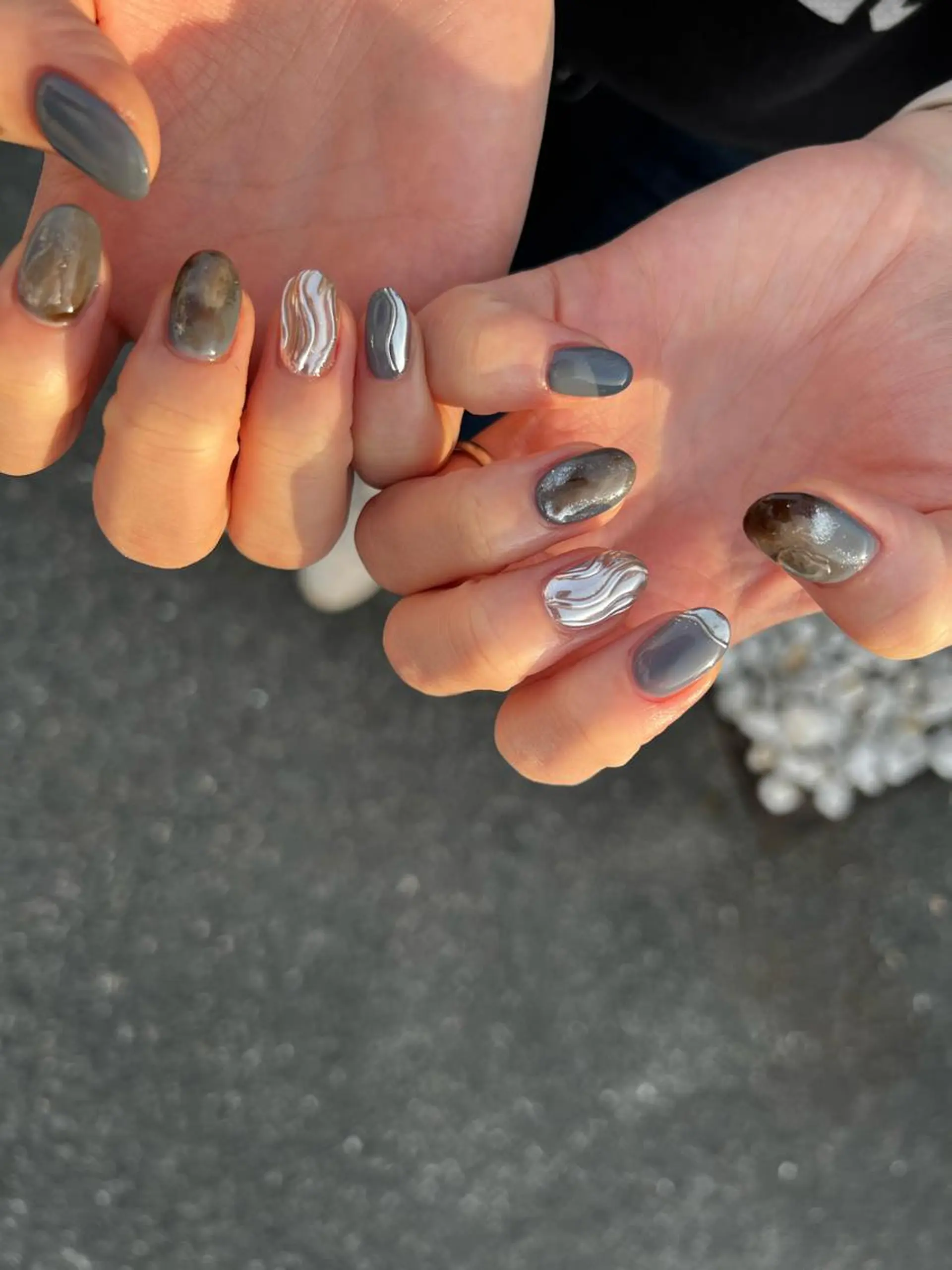 ネイル s/w ＿shokoのネイルデザイン