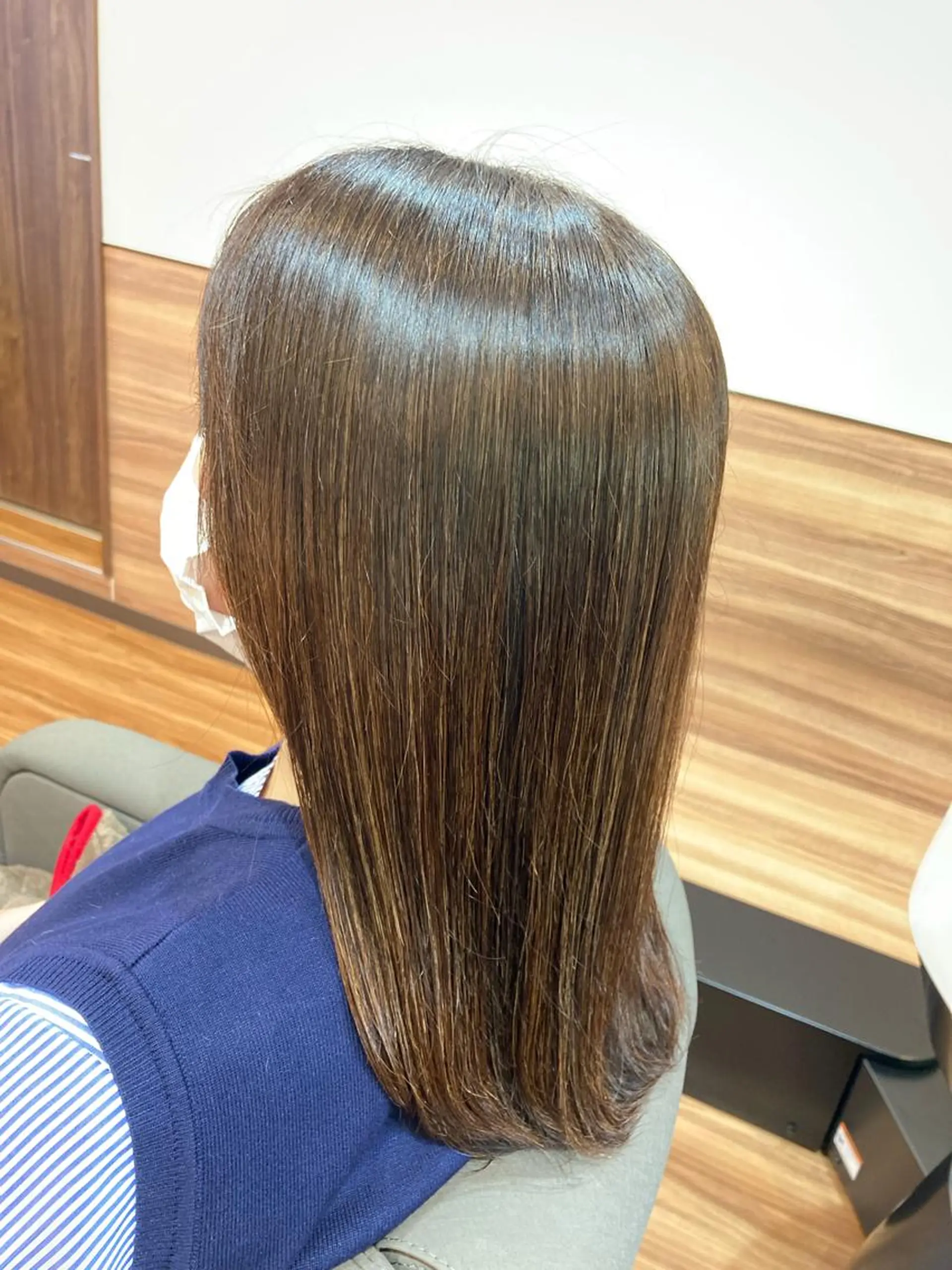 セミロング 髪質改善 トリートメント Annon プライベートサロンのヘアスタイル