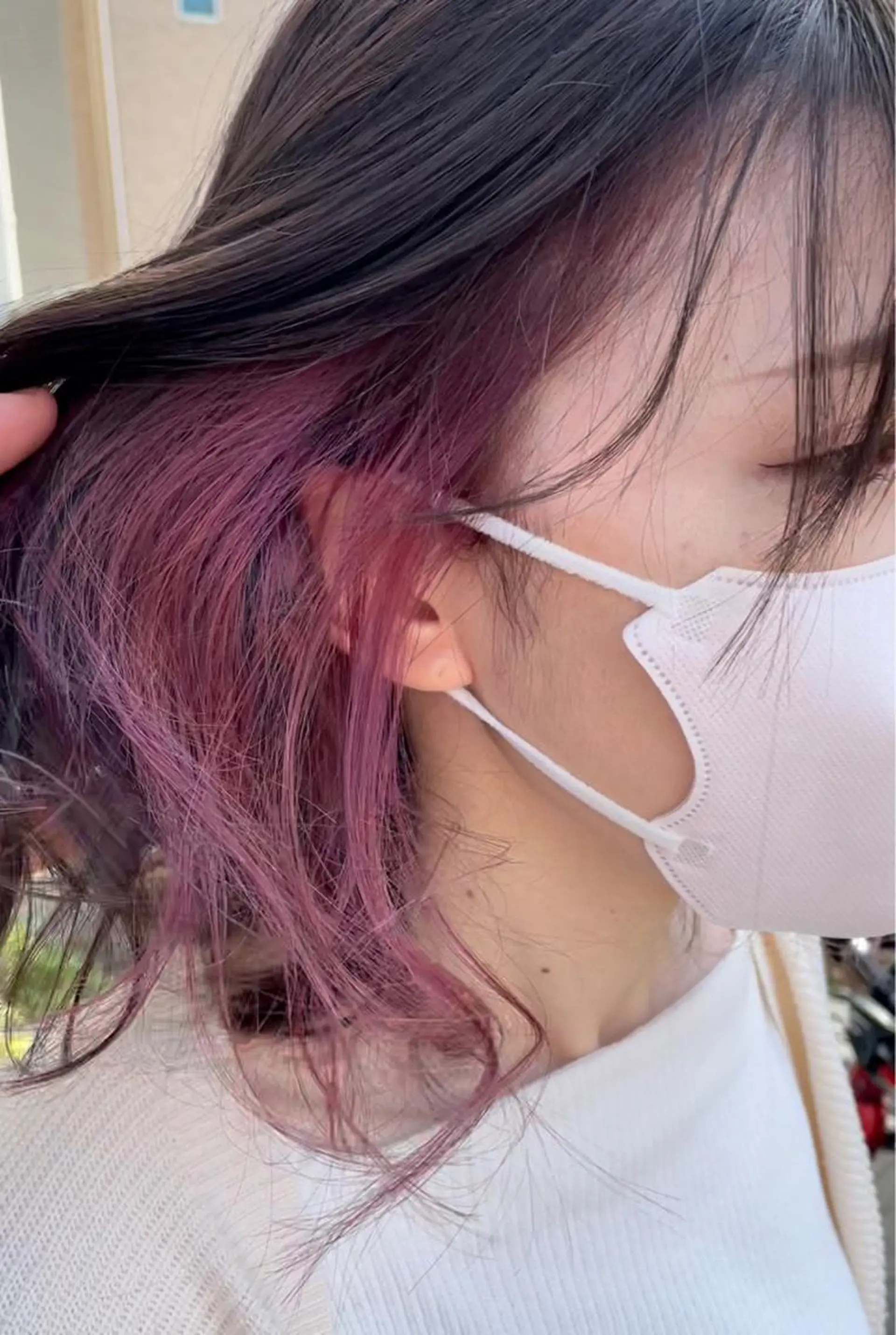 ミディアム カラー ヘアカラー トリートメント 古指 匠巳のヘアスタイル