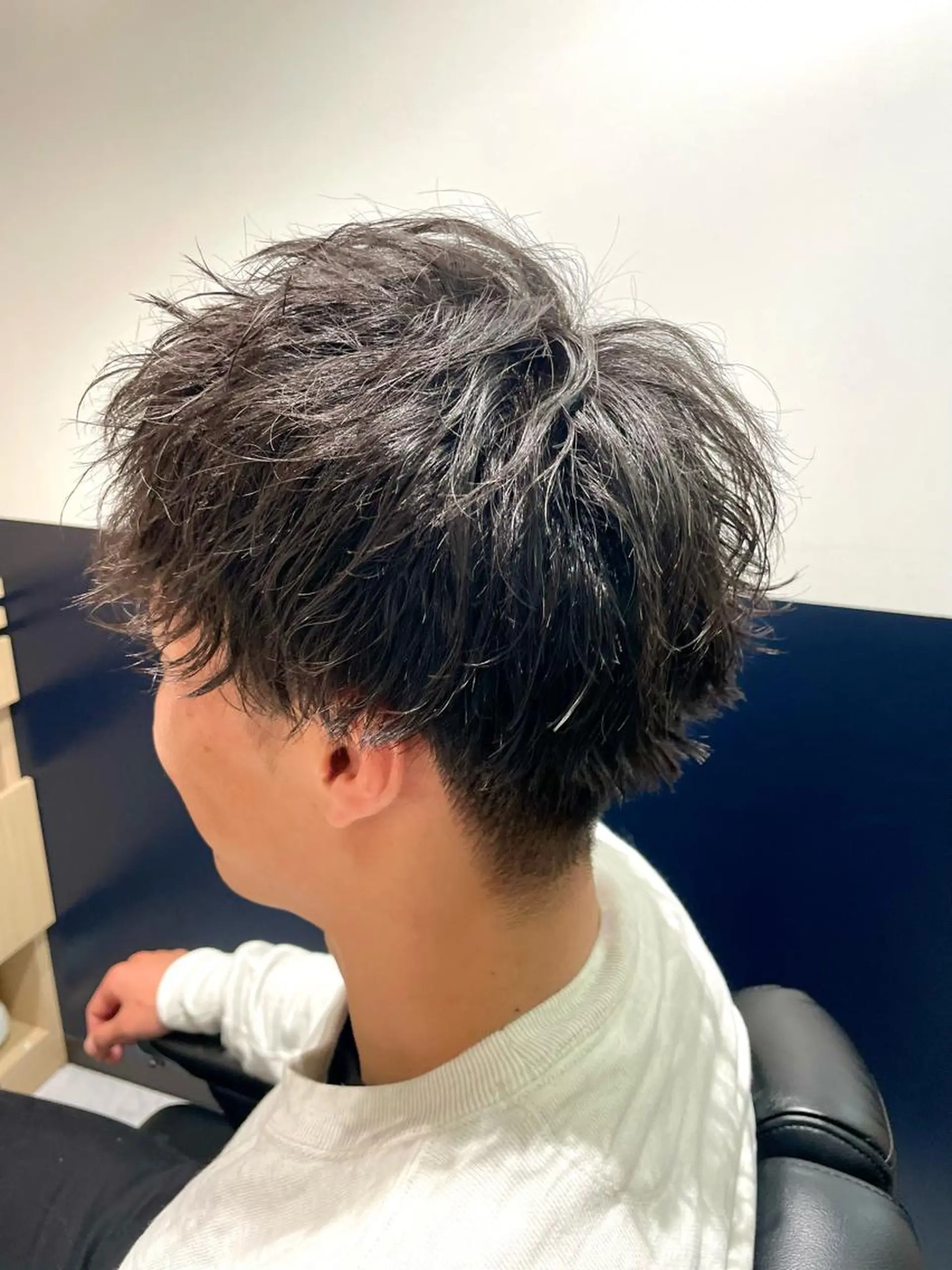 ショート パーマ メンズ メンズパーマ ツイストスパイラルパーマ スパイラルパーマ カット パーマ 銀座メンズカット/ 銀座メンズパーマ/のヘアスタイル