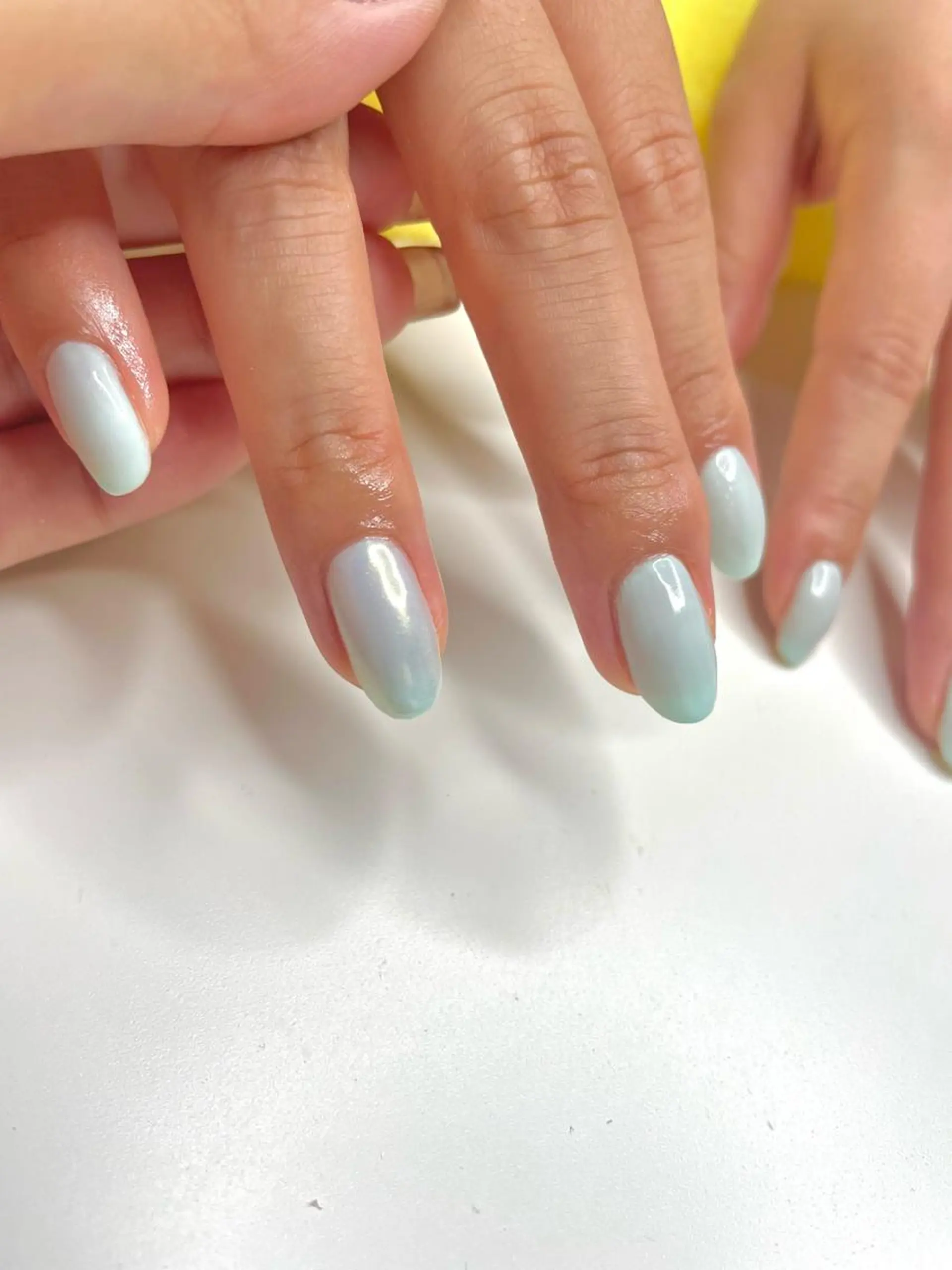 ネイル オーロラネイル シンプルネイル 夏ネイル Ri-e's nailのネイルデザイン