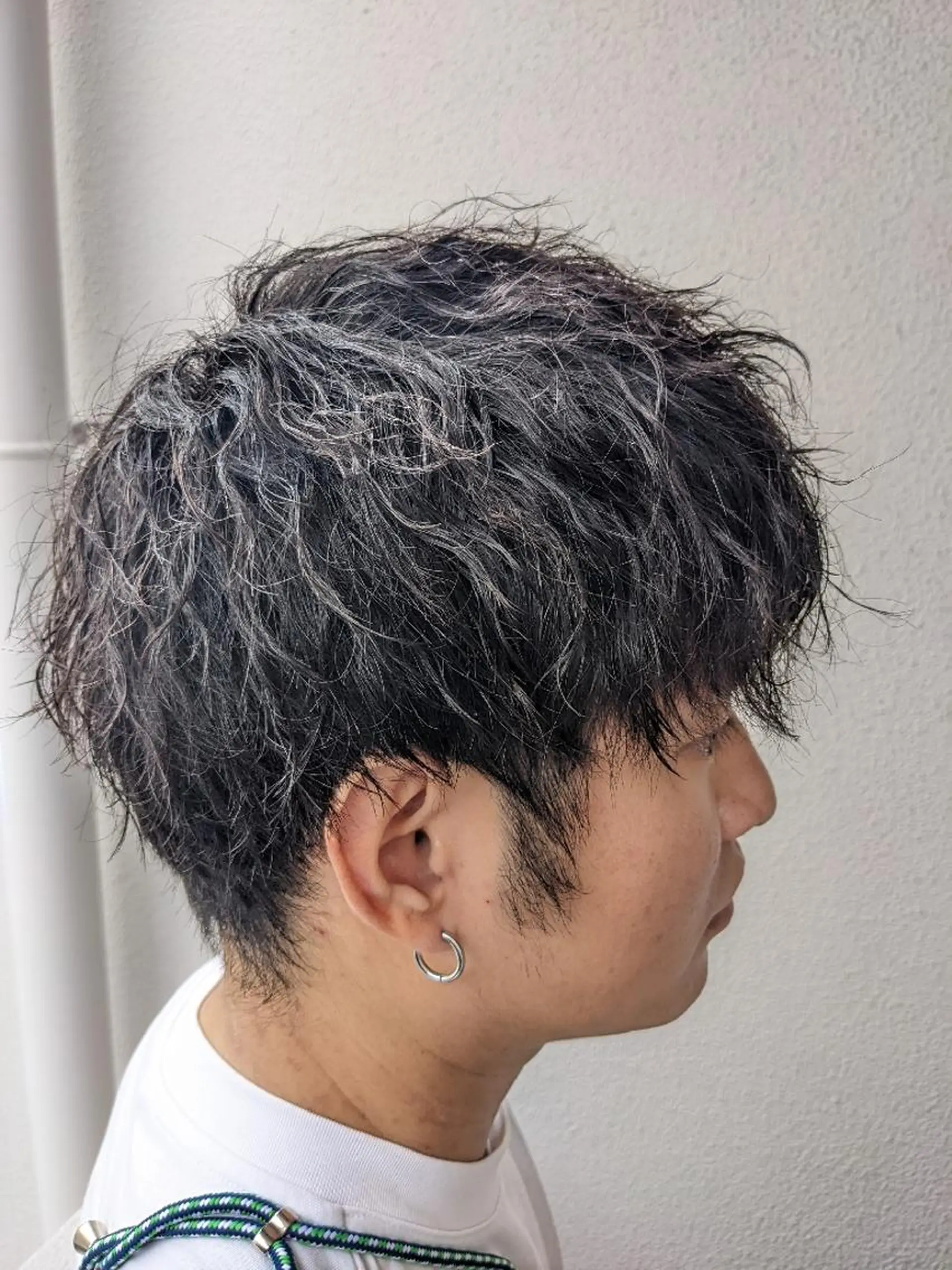 ショート パーマ メンズ 小川 健治✨のヘアスタイル