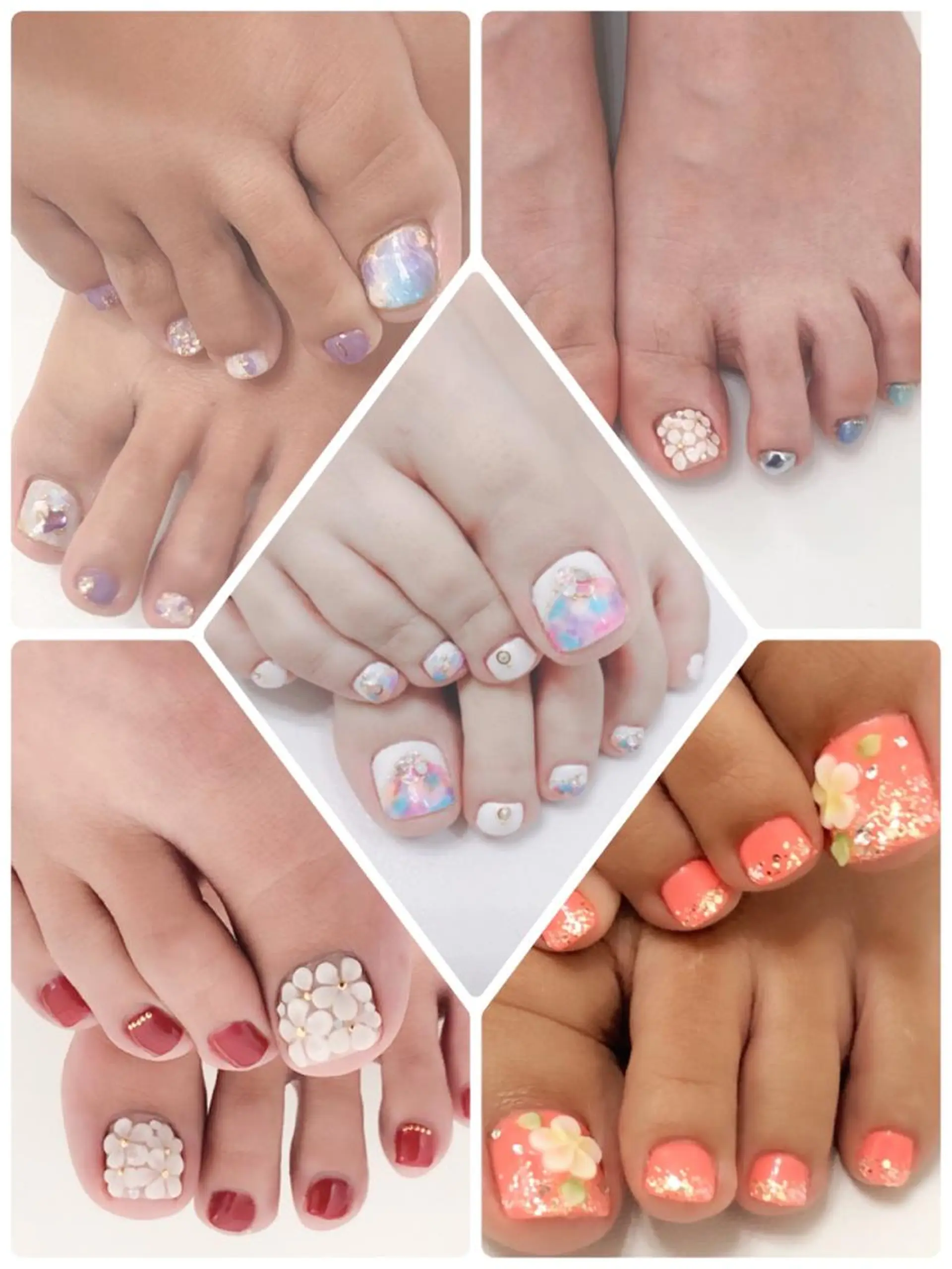 ネイル フットネイル la fleurのネイルデザイン