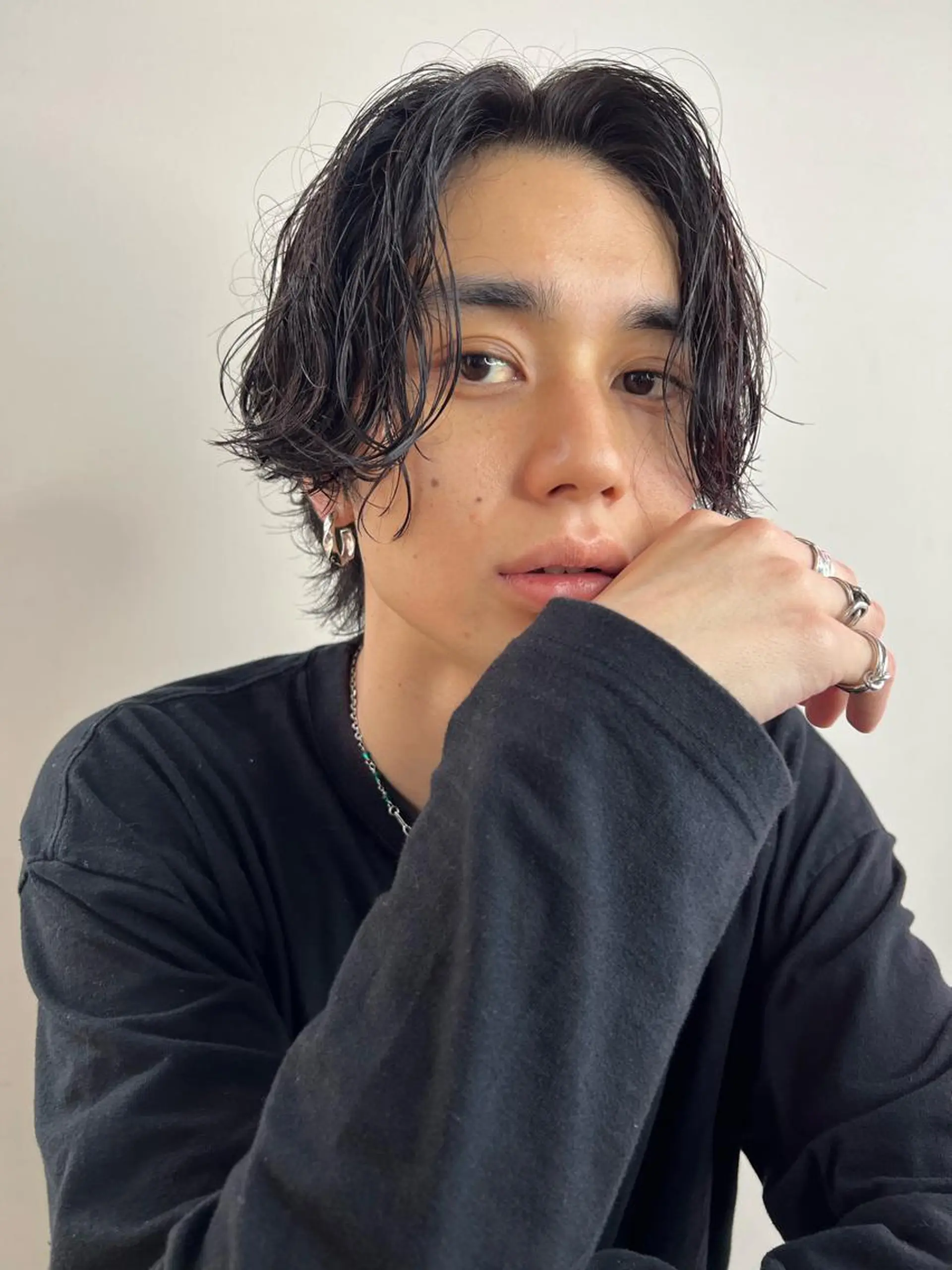 パーマ メンズ カット パーマ トリートメント 🌿MASATO 🌿韓国ヘアのヘアスタイル