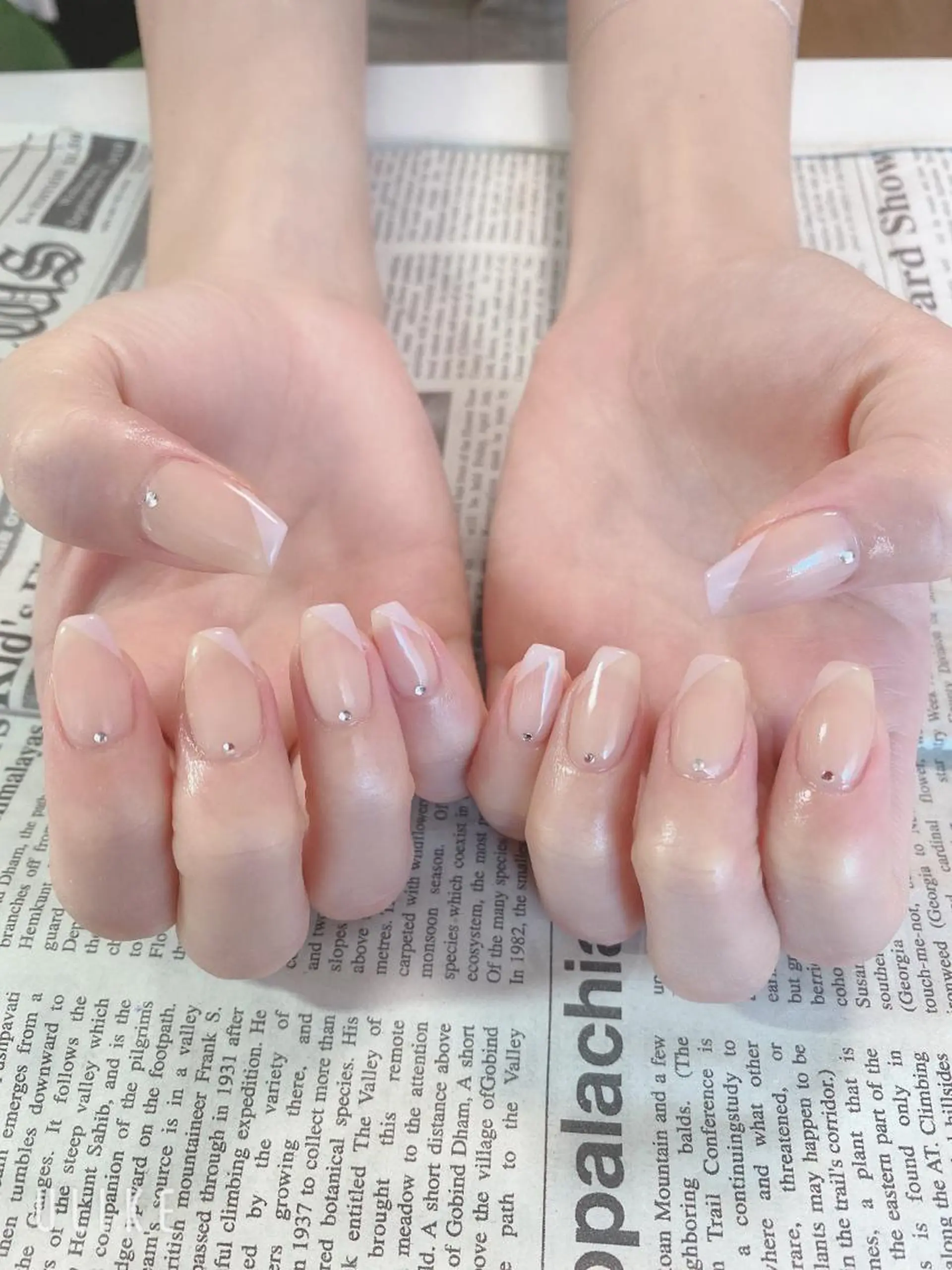 ネイル ハンドネイル ハンドケア 森山 舞のネイルデザイン