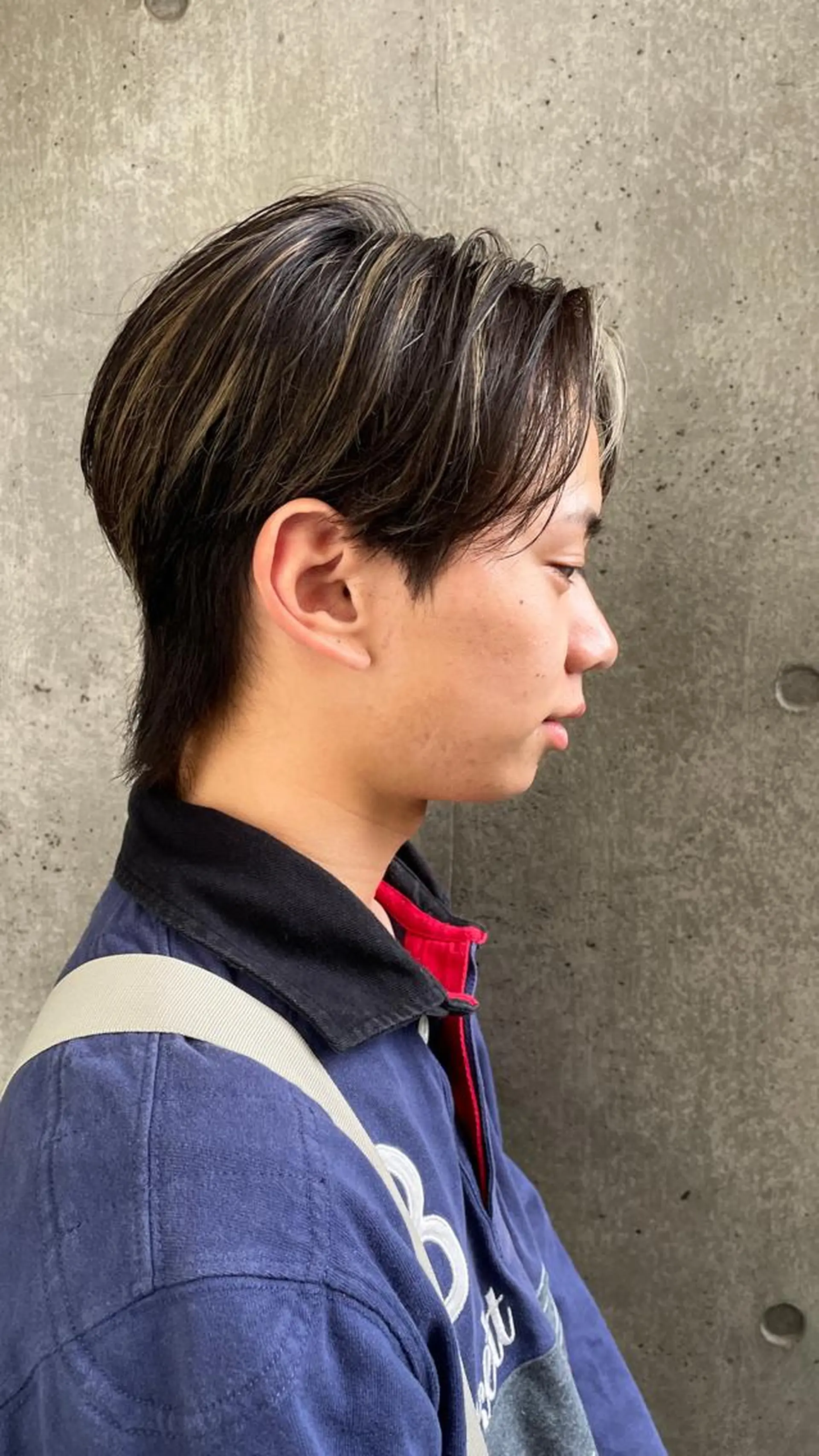 パーマ メンズ センターパート カルマパーマ メンズ韓国風 メンズパーマ メンズショート カット パーマ 松本平太郎美容室大宮店所属・もりたみかこ 美容師お休み中のヘアスタイル