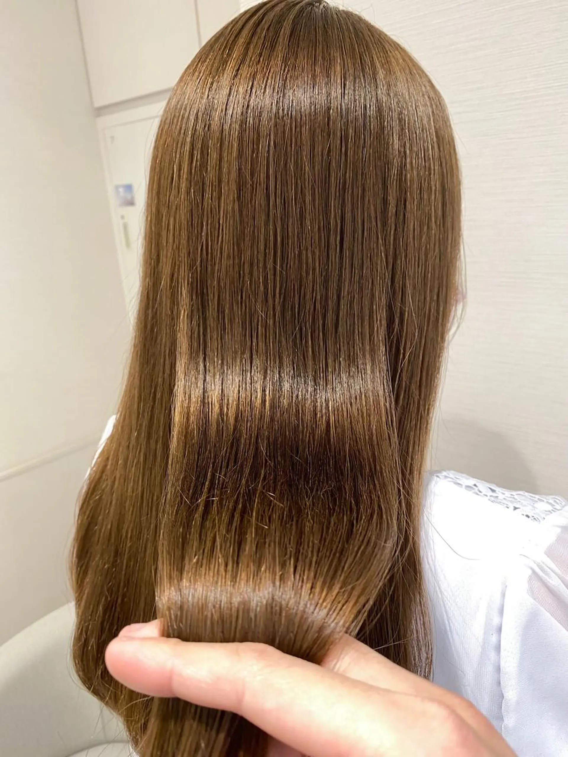 セミロング カット 縮毛矯正 縮毛矯正専門 金井佳祐のヘアスタイル