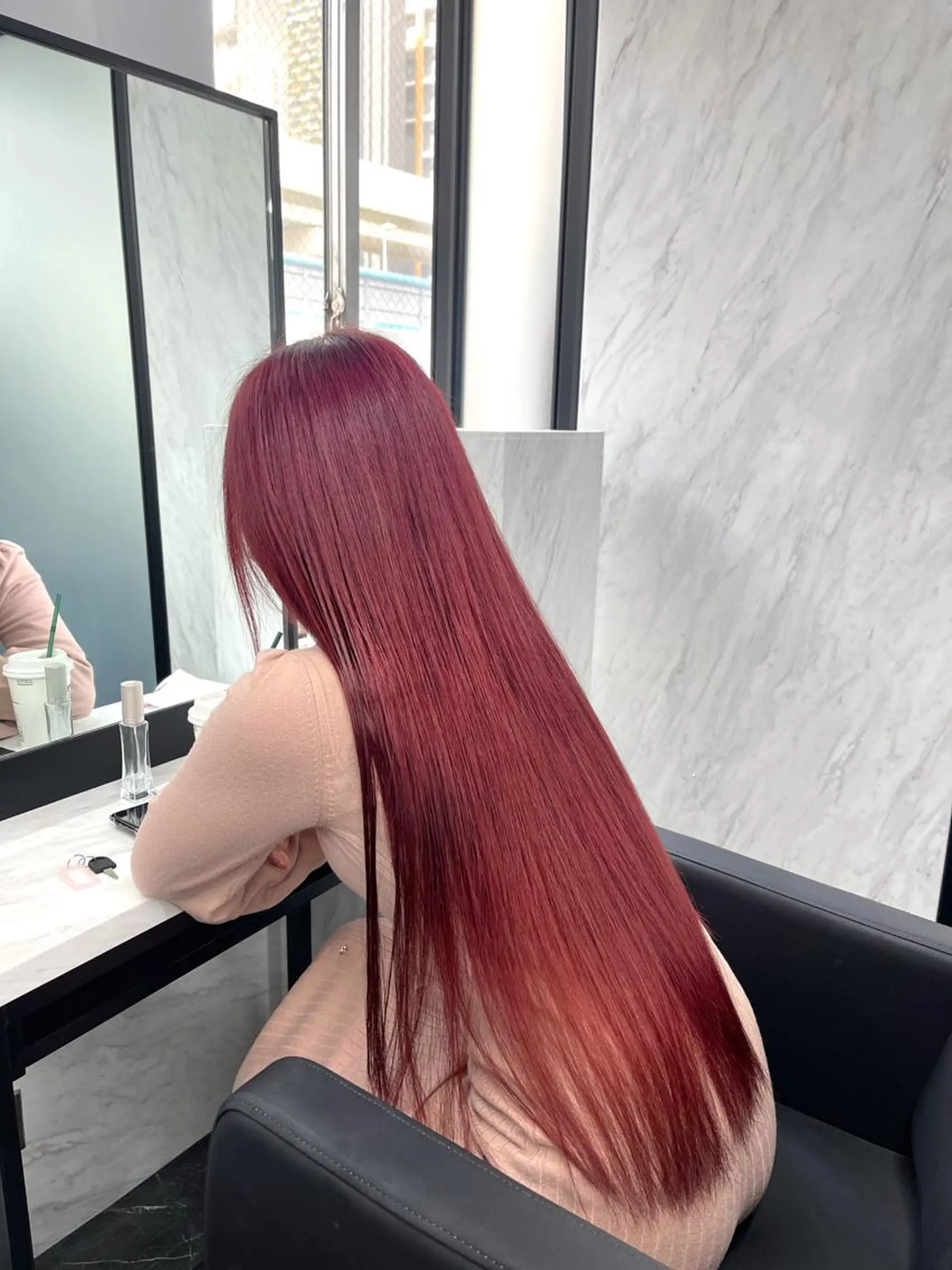 ロング カラー ヘアカラー トリートメント route 【ルート】所属・髪質改善/堀江 ケアカラーtoshiのヘアスタイル