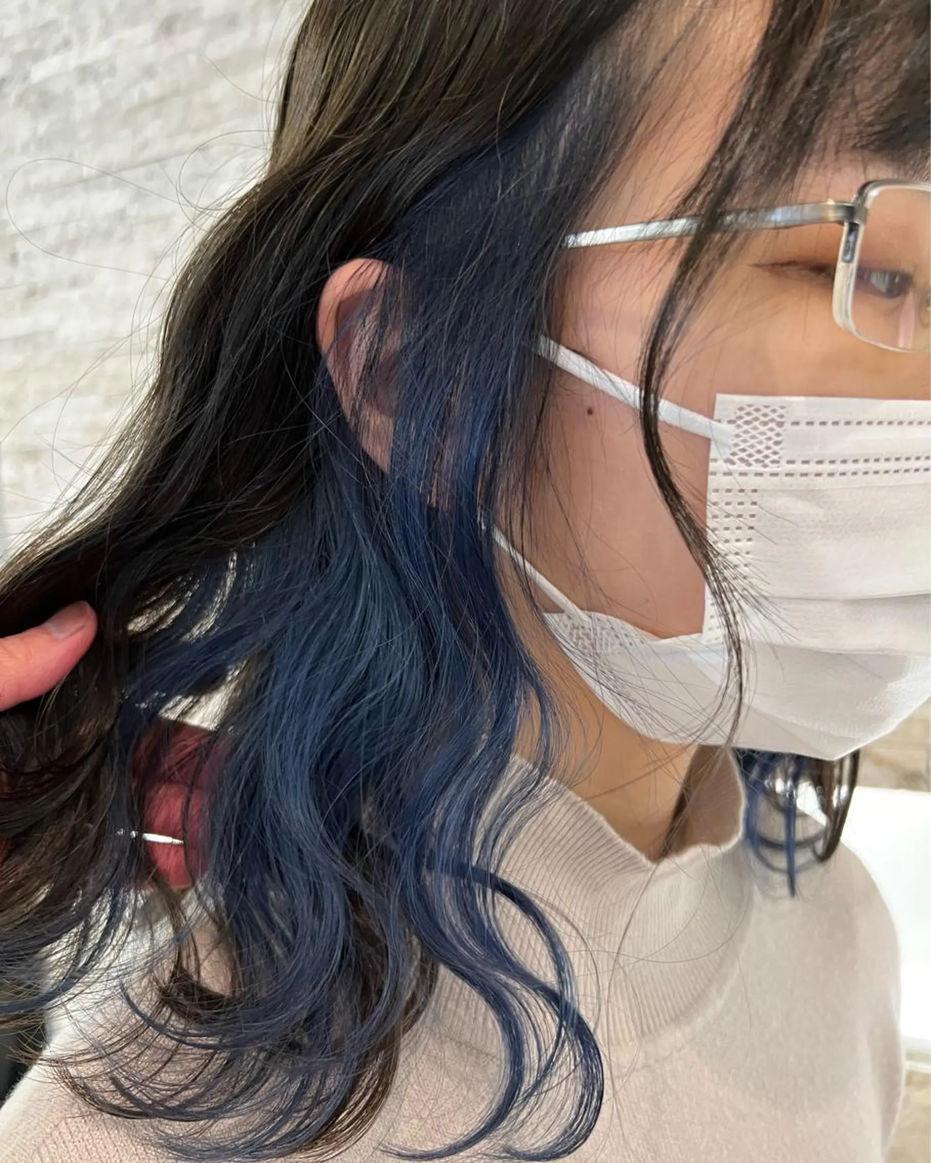 セミロング カラー ヘアアレンジ 🔶似合わせセンター パート/ヤス🔶のヘアスタイル