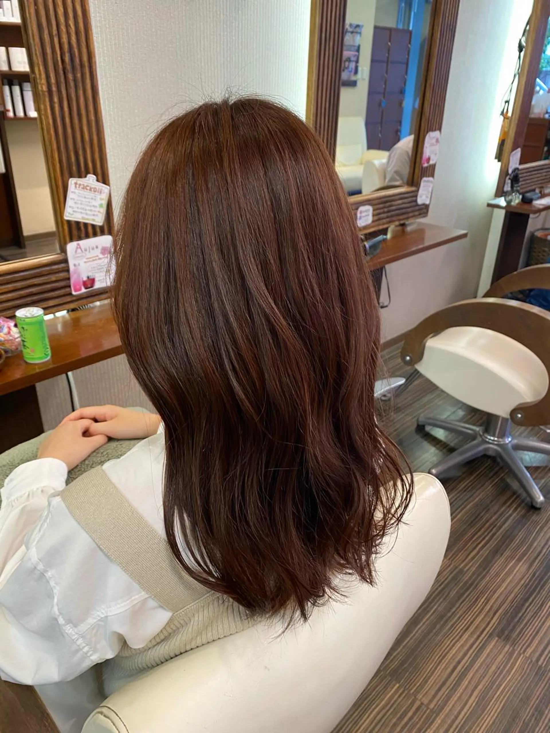 セミロング カラー ヘアアレンジ メンズ ヘアカラー トリートメント 加藤 瑠美のヘアスタイル