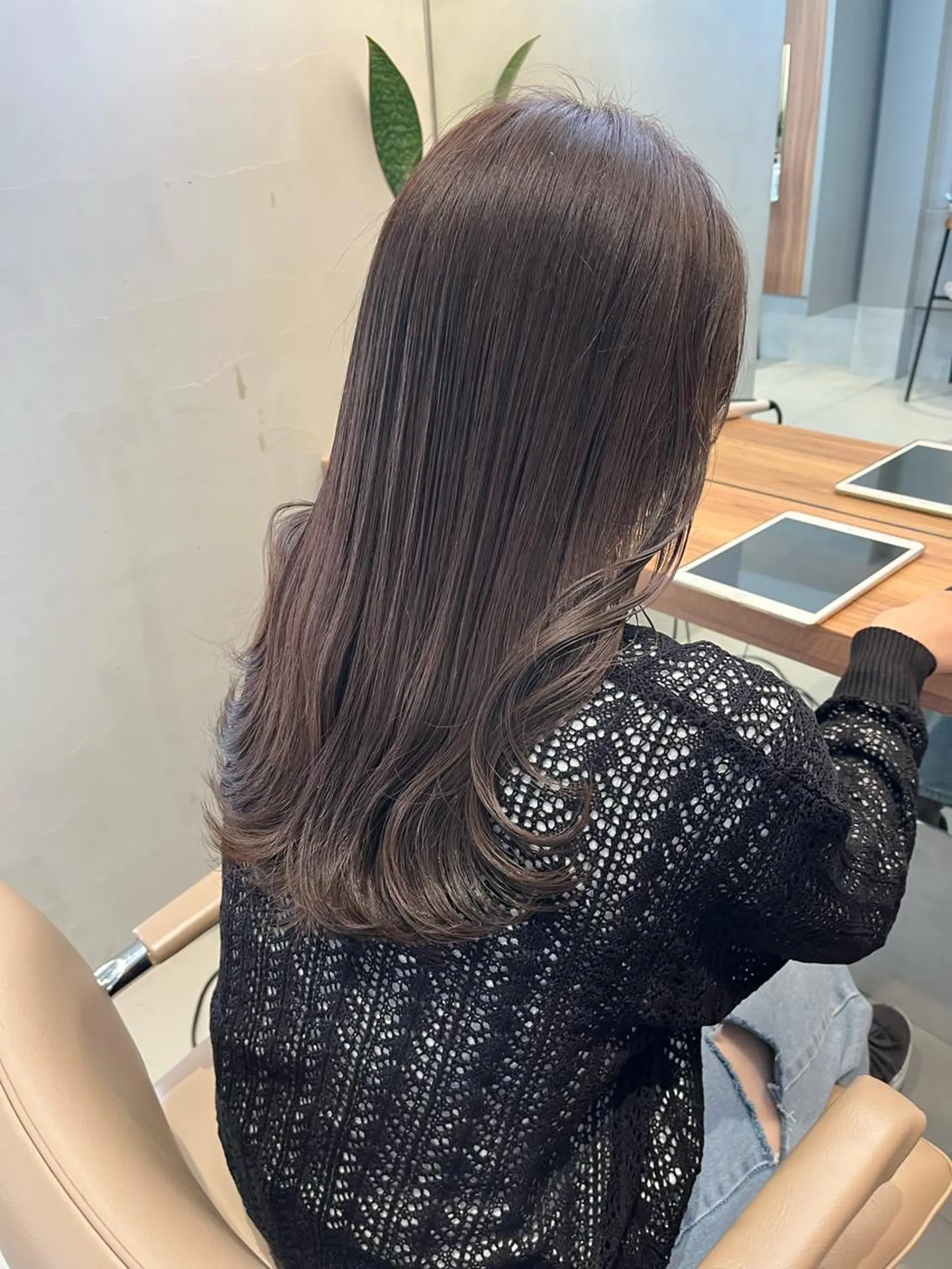 ロング カラー ロング トリートメント 🫒🫒ブリーチなし 艶カラー🫒ヤマシロのヘアスタイル