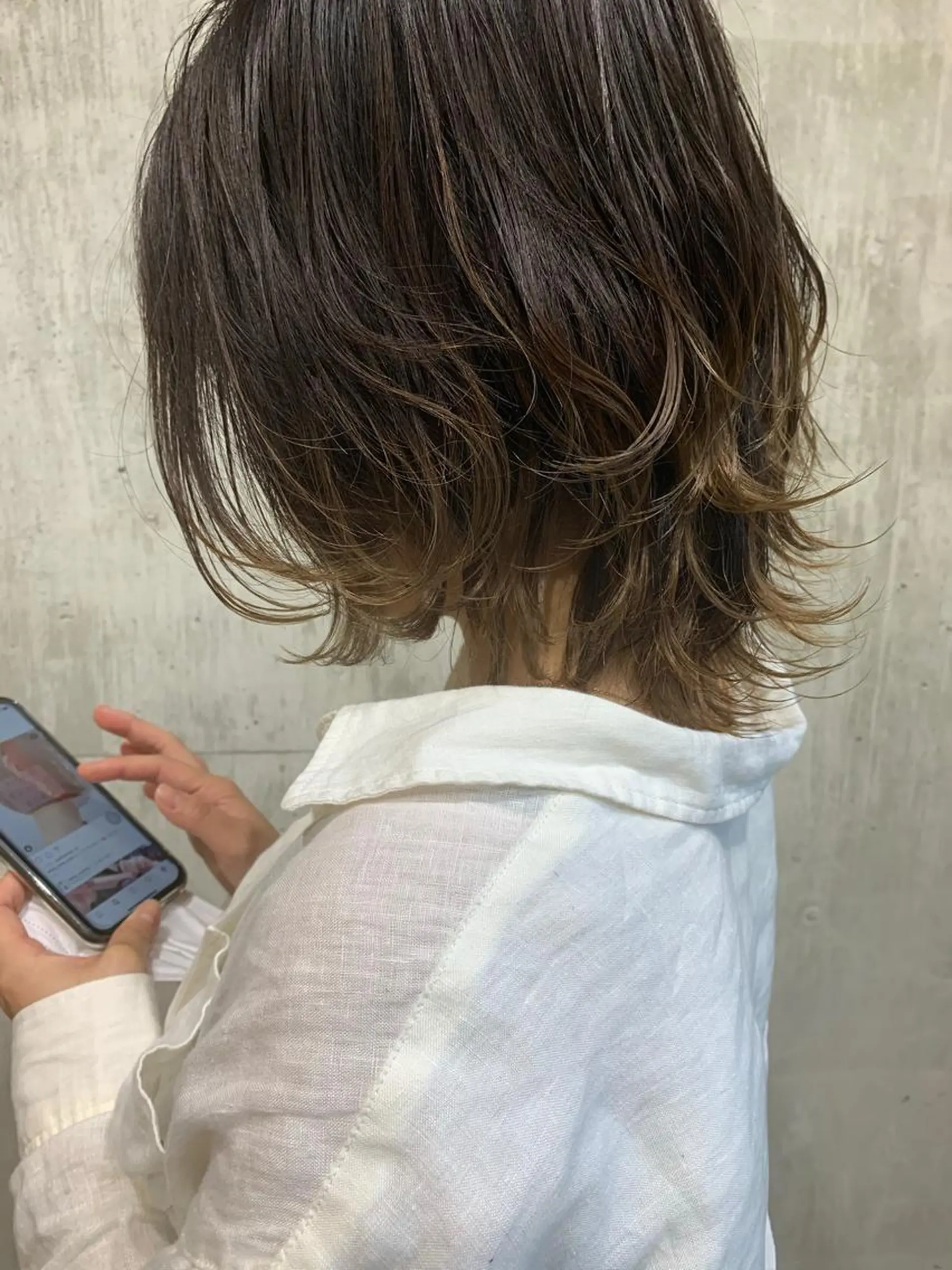 ミディアム C’LD hair  produce /シールドヘア所属・モテ髪/ボブ/ショー ト/アダチフウトのヘアスタイル