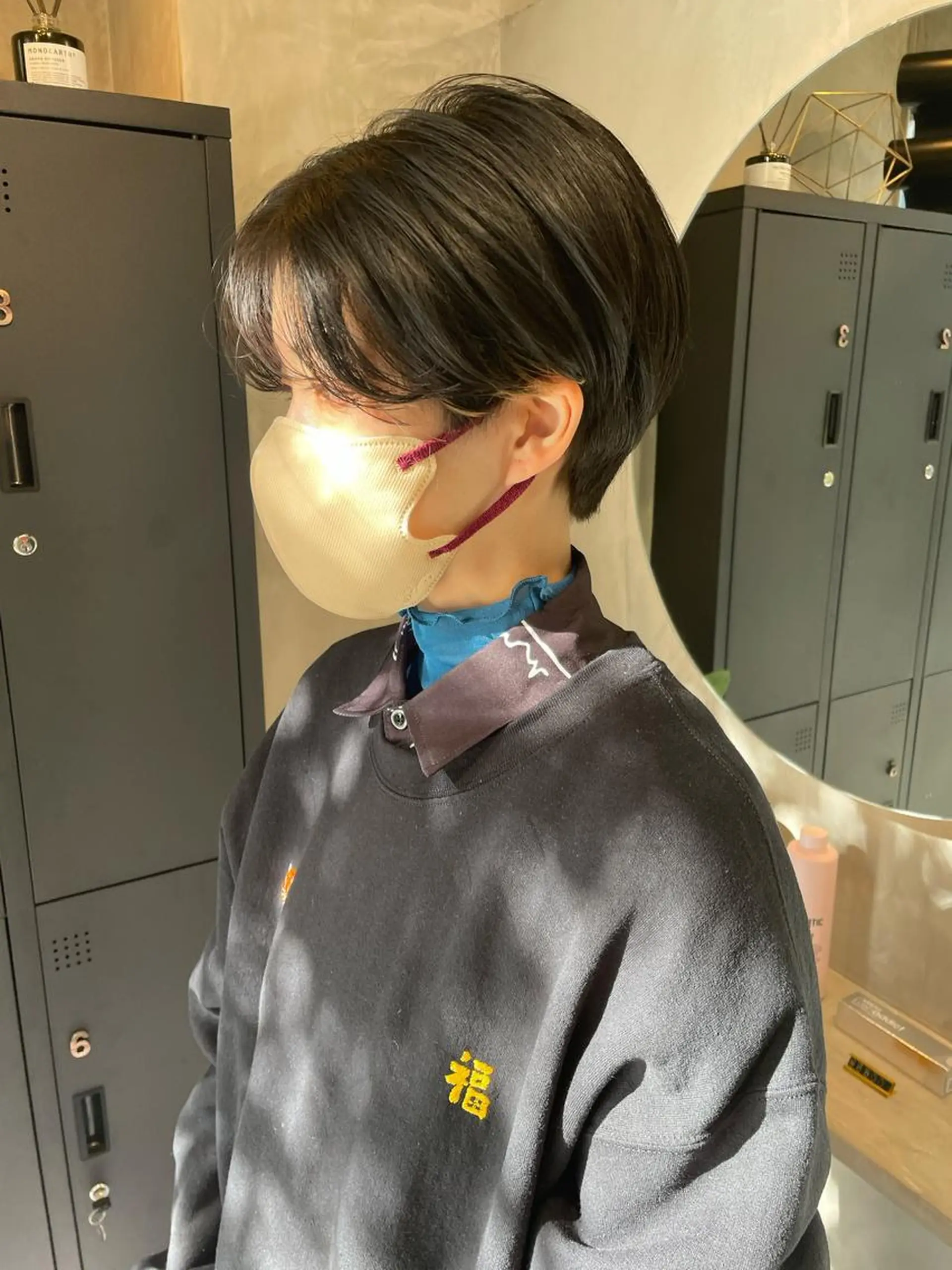 ショート カット ヘアカラー ヤマモト マイのヘアスタイル