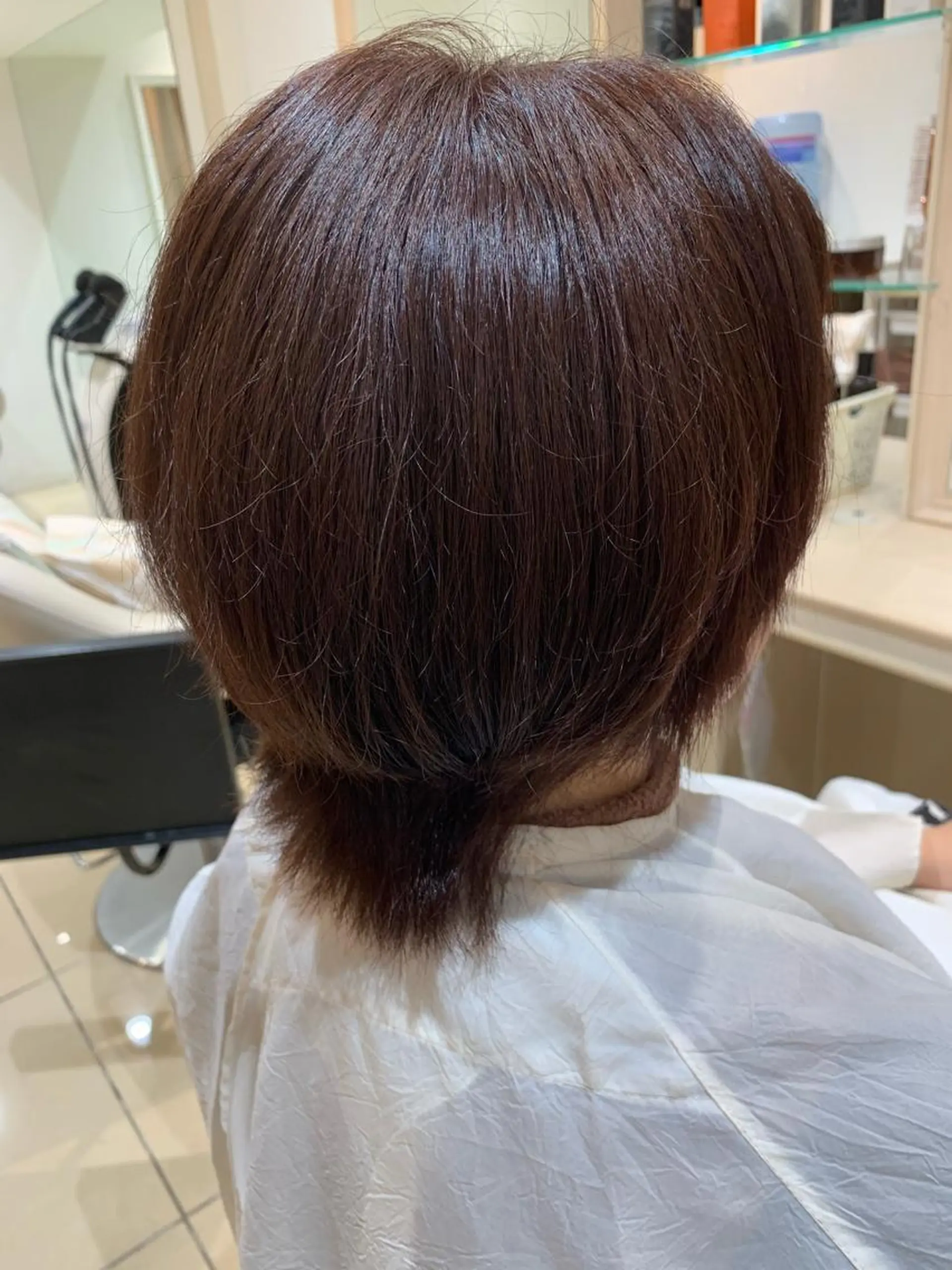 ショート 森野美咲🇰🇷 レイヤー/顔周りのヘアスタイル