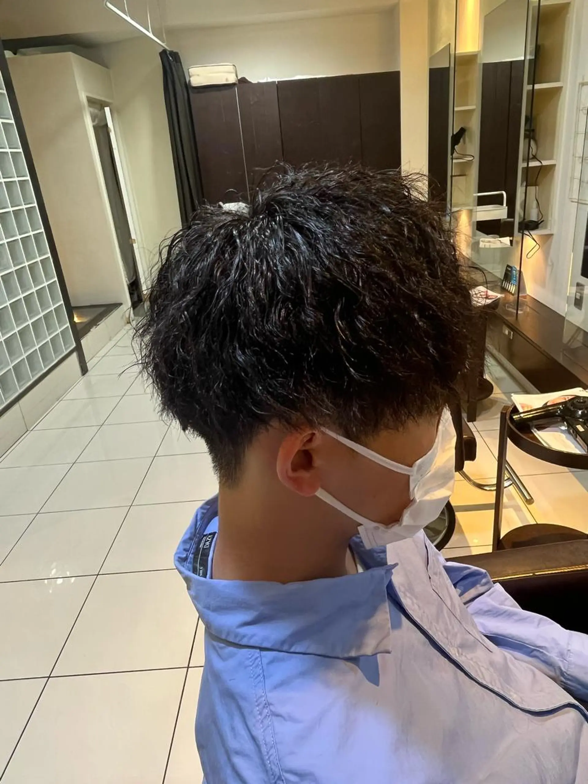 パーマ メンズ カット パーマ カ レラのヘアスタイル