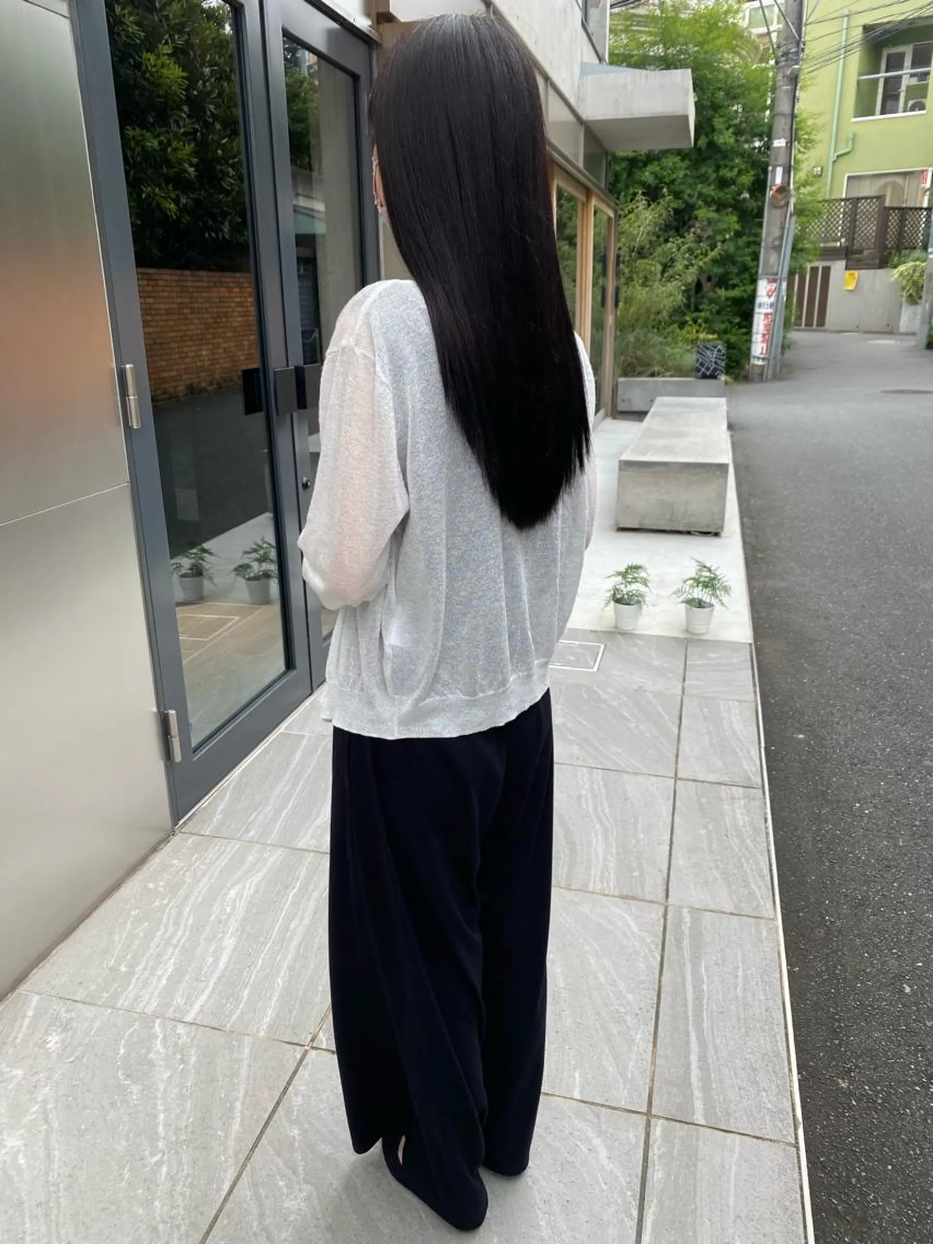 ロング カラー バレイヤージュ ベージュカラー ブリーチ ケアブリーチ 透明感カラー カット 縮毛矯正 トリートメント opus 店長大和 レイヤー/赤み消しのヘアスタイル