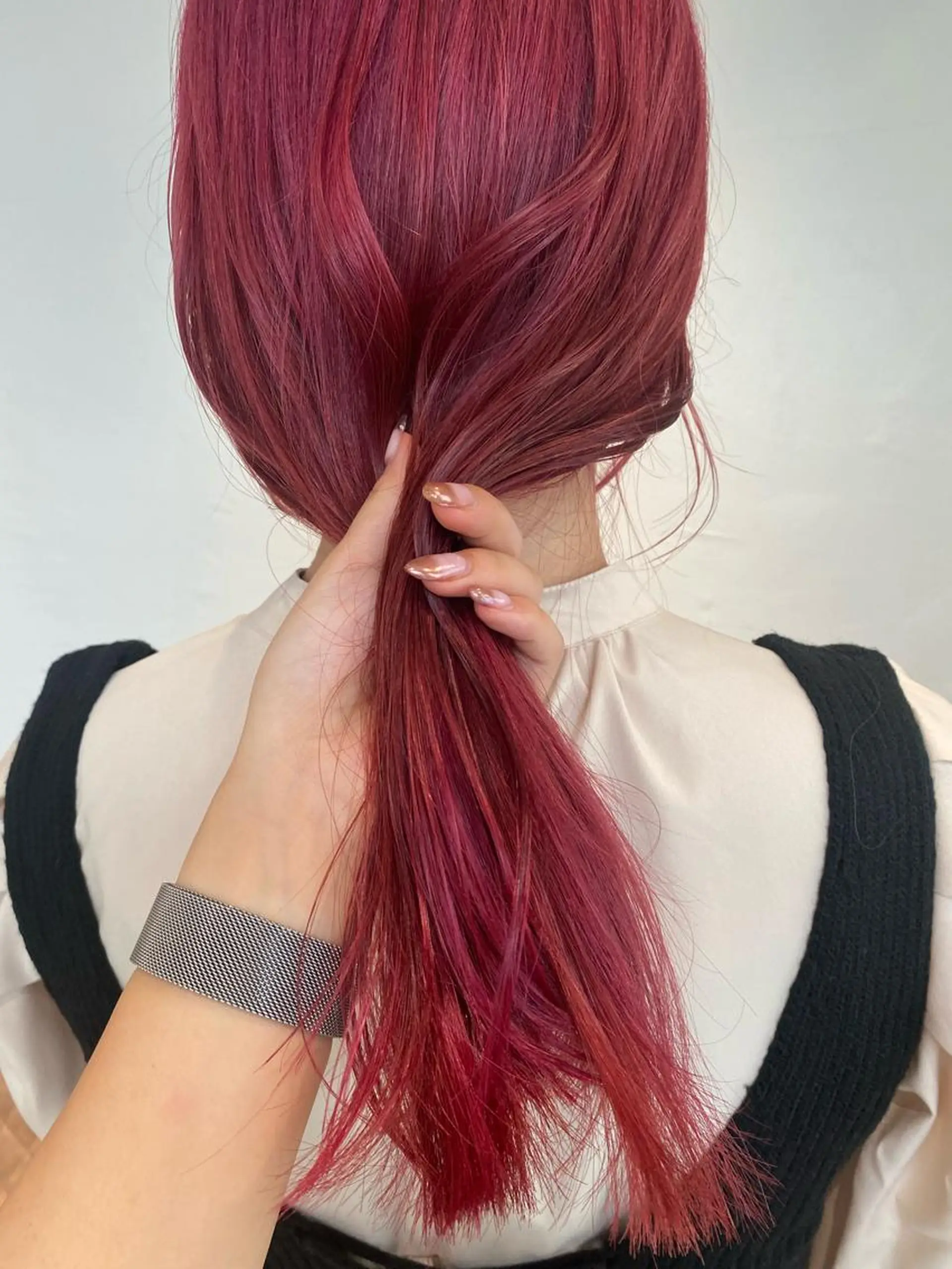 カラー AO所属・RISAKO 艶髪モテヘア🎀府中のヘアスタイル