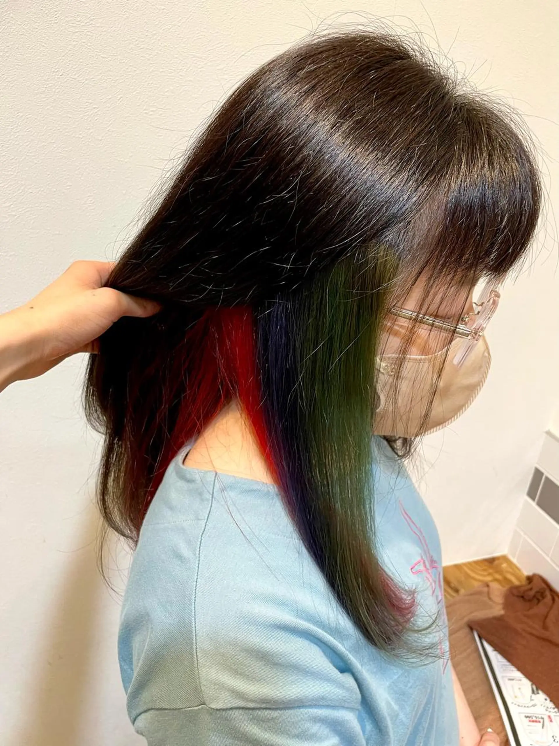 ミディアム カラー 髪質改善/レイヤー /ボブ/中村莞太朗のヘアスタイル