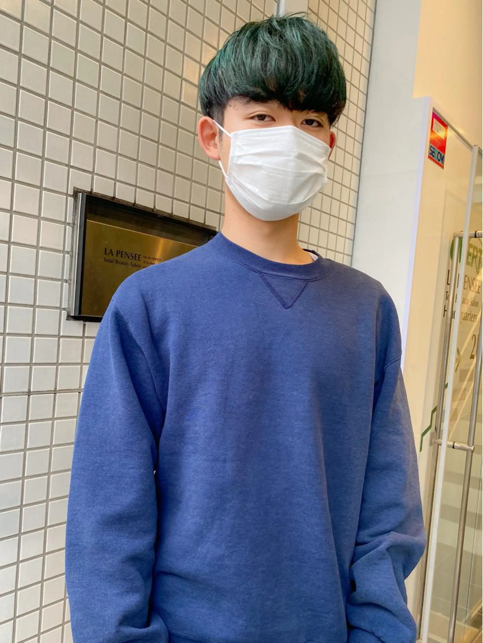 ショート カラー メンズ マッシュ カット ヘアカラー 栄/矢場町 三井太朗のヘアスタイル