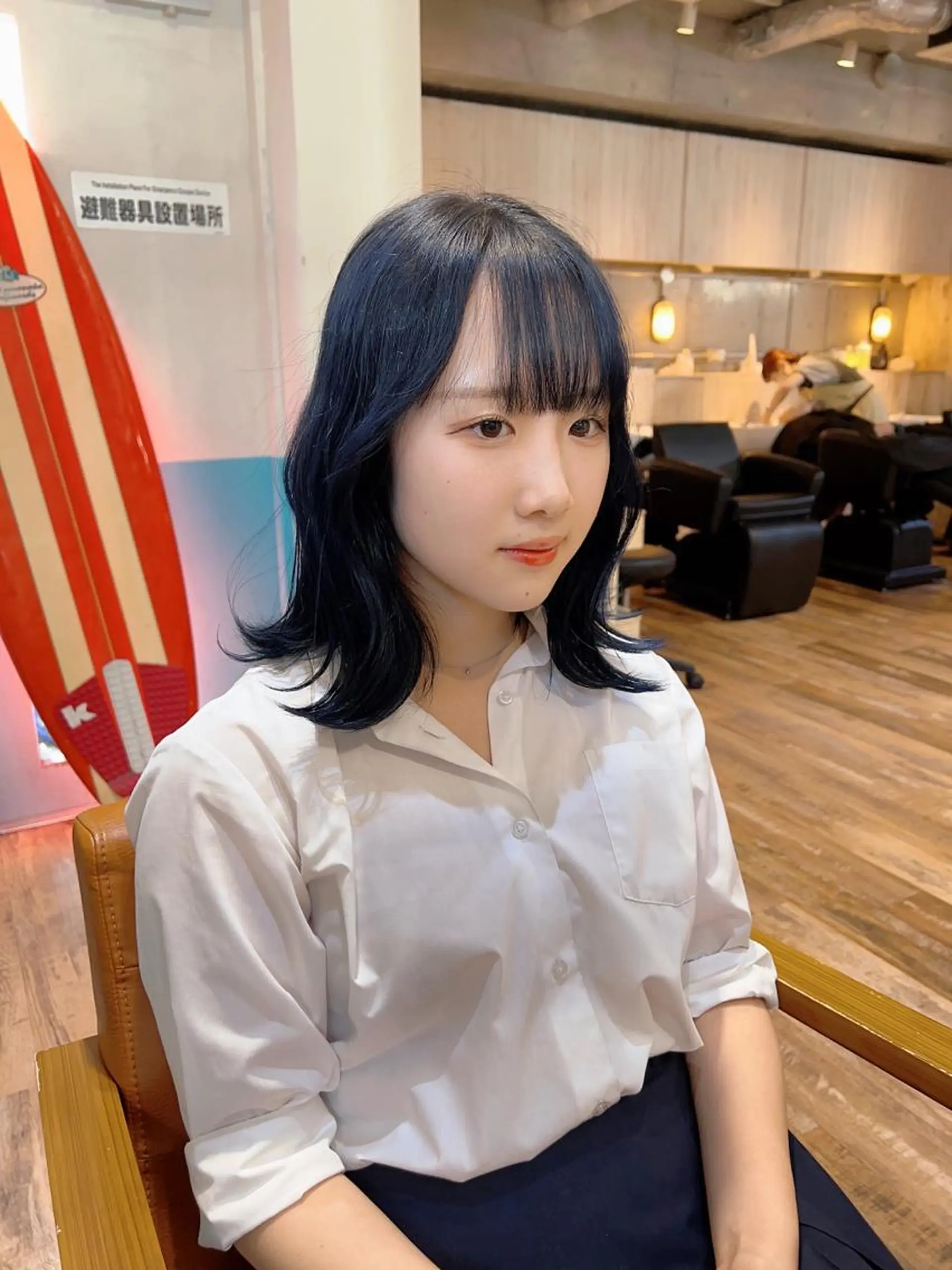 セミロング カラー ヘアカラー トリートメント 🎨デザイン🥇 美髪・艶髪　日暮千敬のヘアスタイル