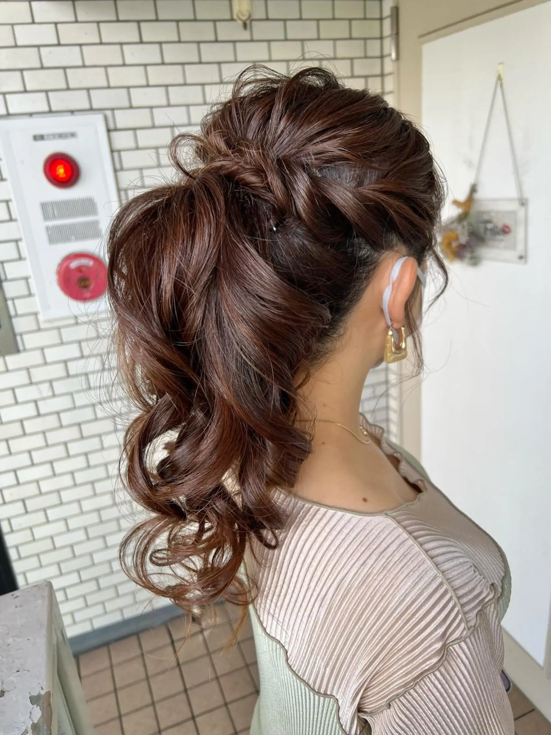 ヘアアレンジ 大人可愛いヘアメイク 💋🧚‍♀️しずかのヘアスタイル