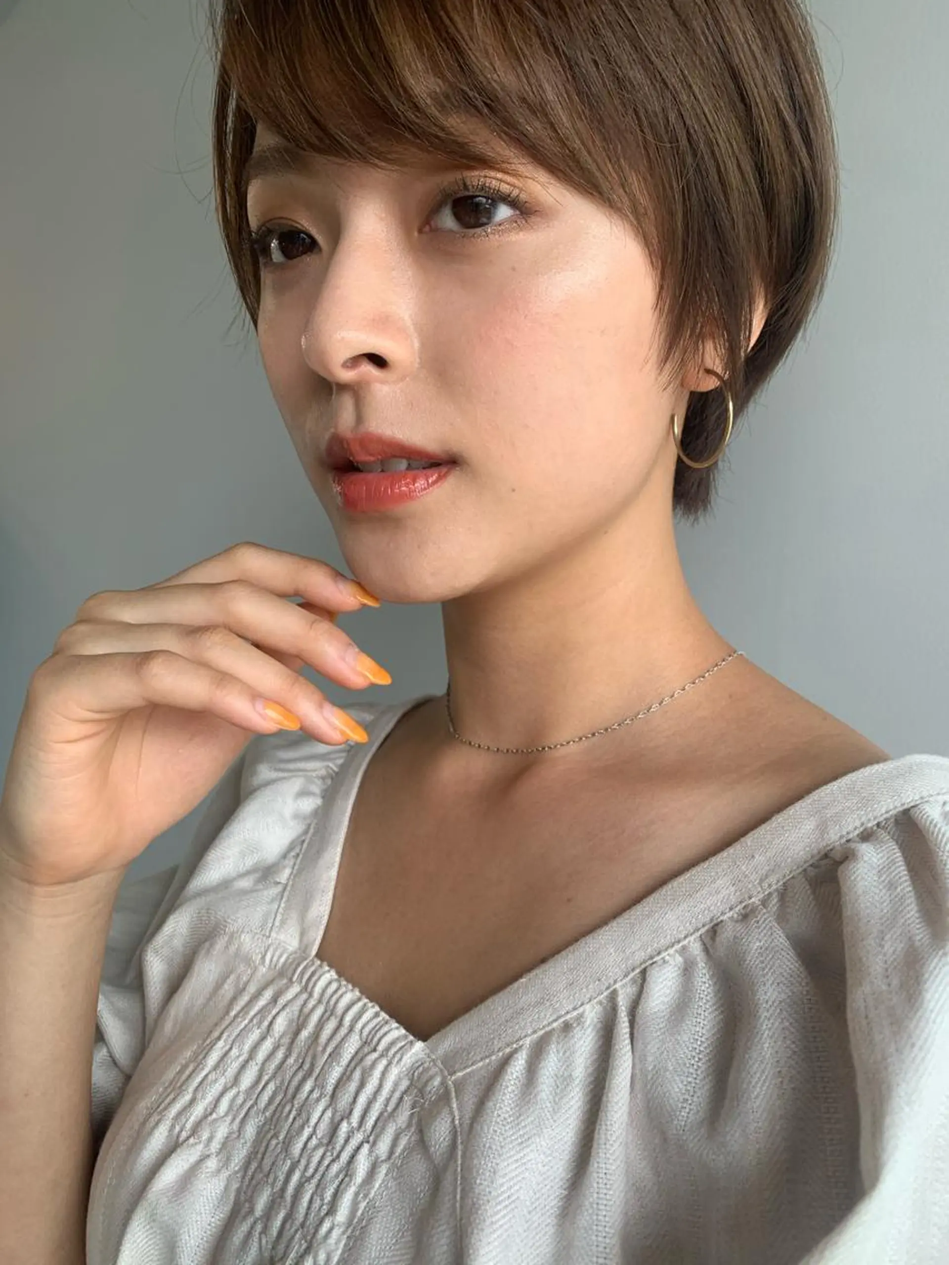 カラー 透明感/オリーブ/ グレージュ/YUKAのヘアスタイル