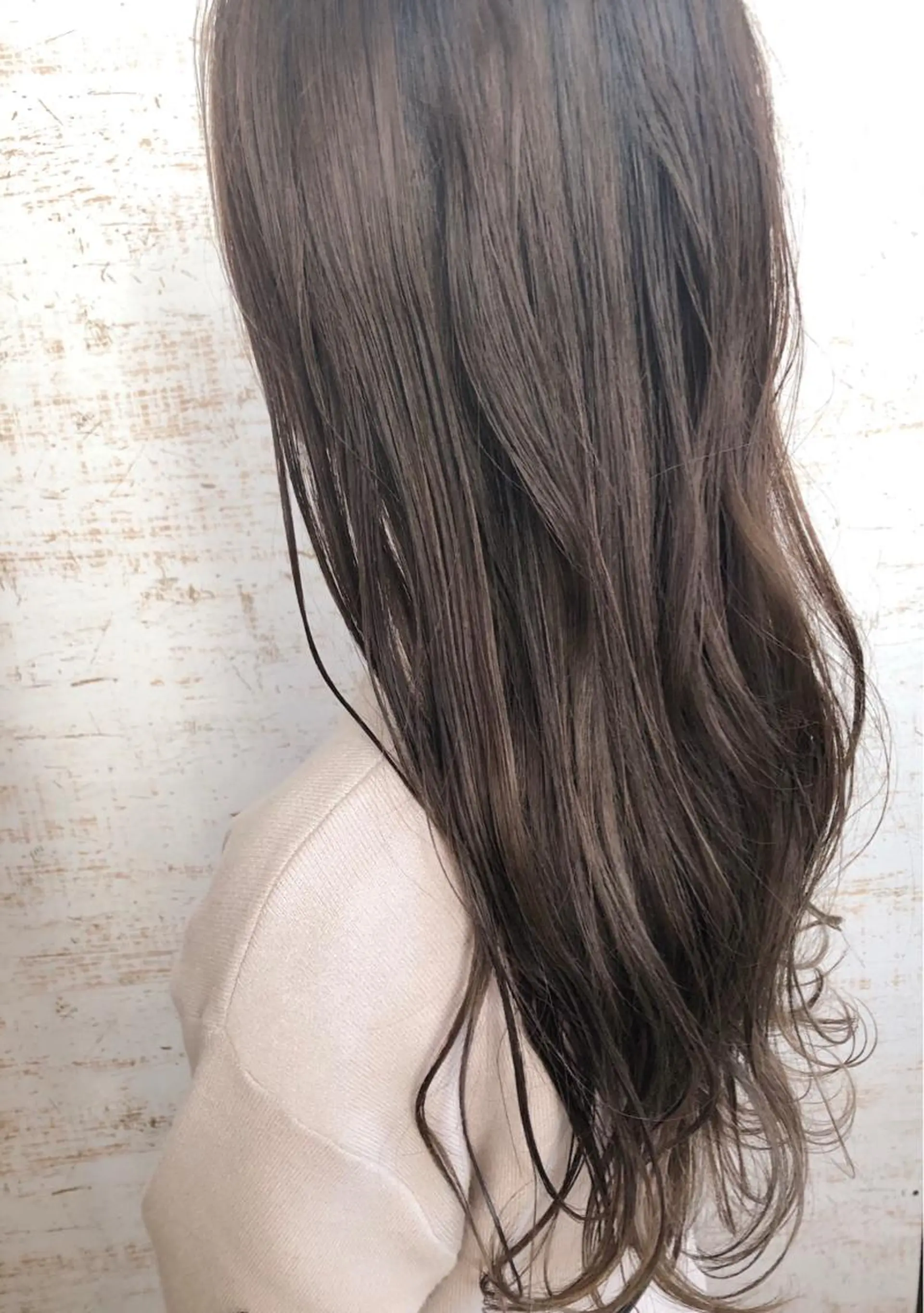 セミロング カラー ケアブリーチ /髪質 改善/古橋圭史郎のヘアスタイル