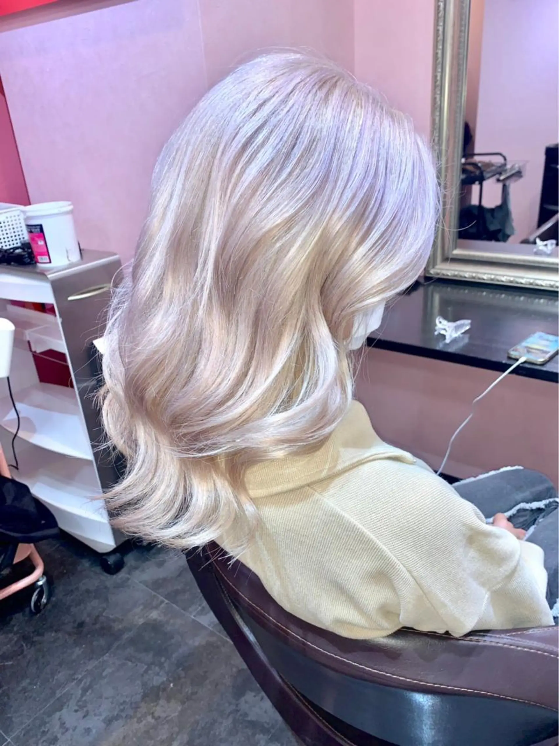 ロング ヘアカラー Selene 難波店 店長SHINTANIのヘアスタイル