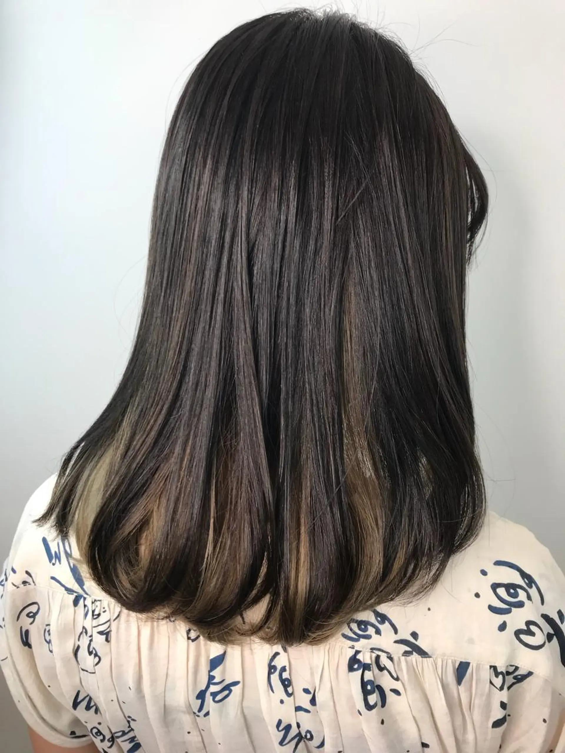 カラー 酸性ストレート/ブリ ーチなし/中村 匠のヘアスタイル