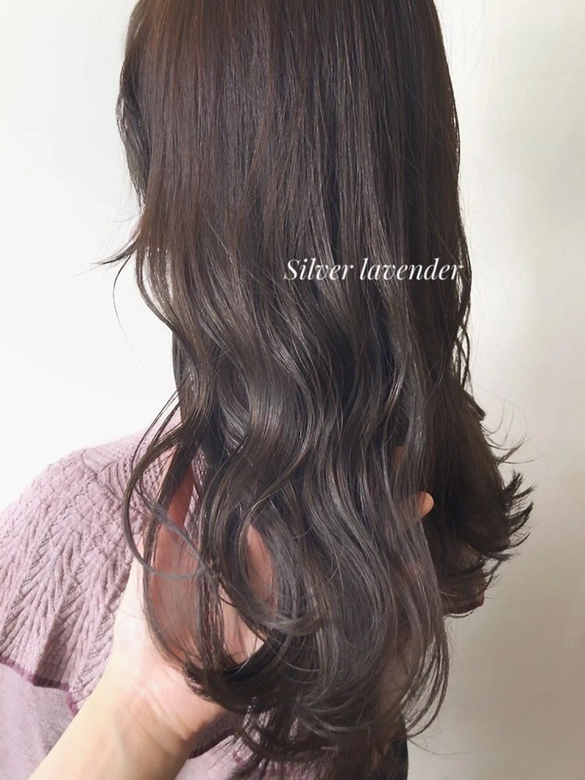 セミロング ラベンダーベージュ ヘアカラー トリートメント ヘアセット Hair Salon BOTTOMS所属・✨透明感ケアカラー✨ 長野ゆきなのヘアスタイル