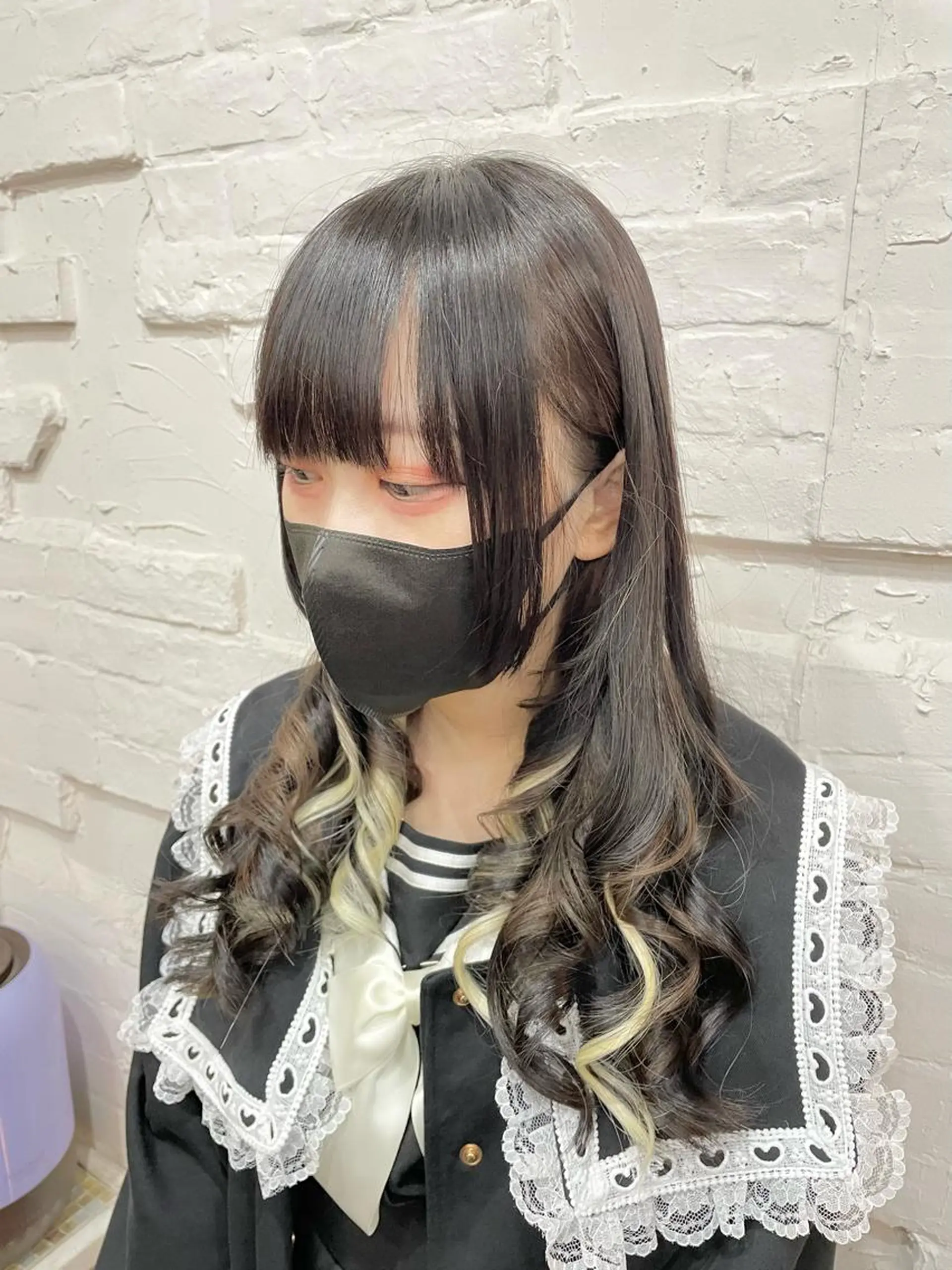 ヘアアレンジ エクステ 【ピンク/韓国ヘア/ ヘアセット】亜海のヘアスタイル