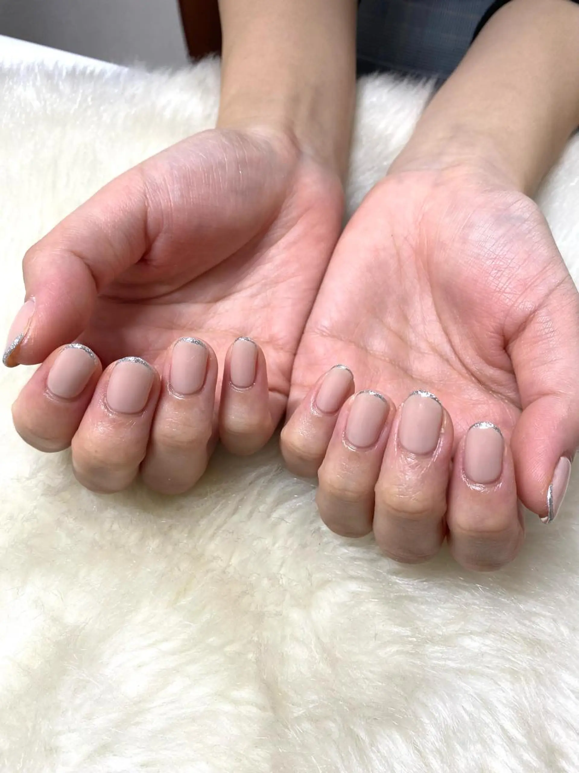 ネイル ラメ(グリッター) OOMINE KAORIのネイルデザイン