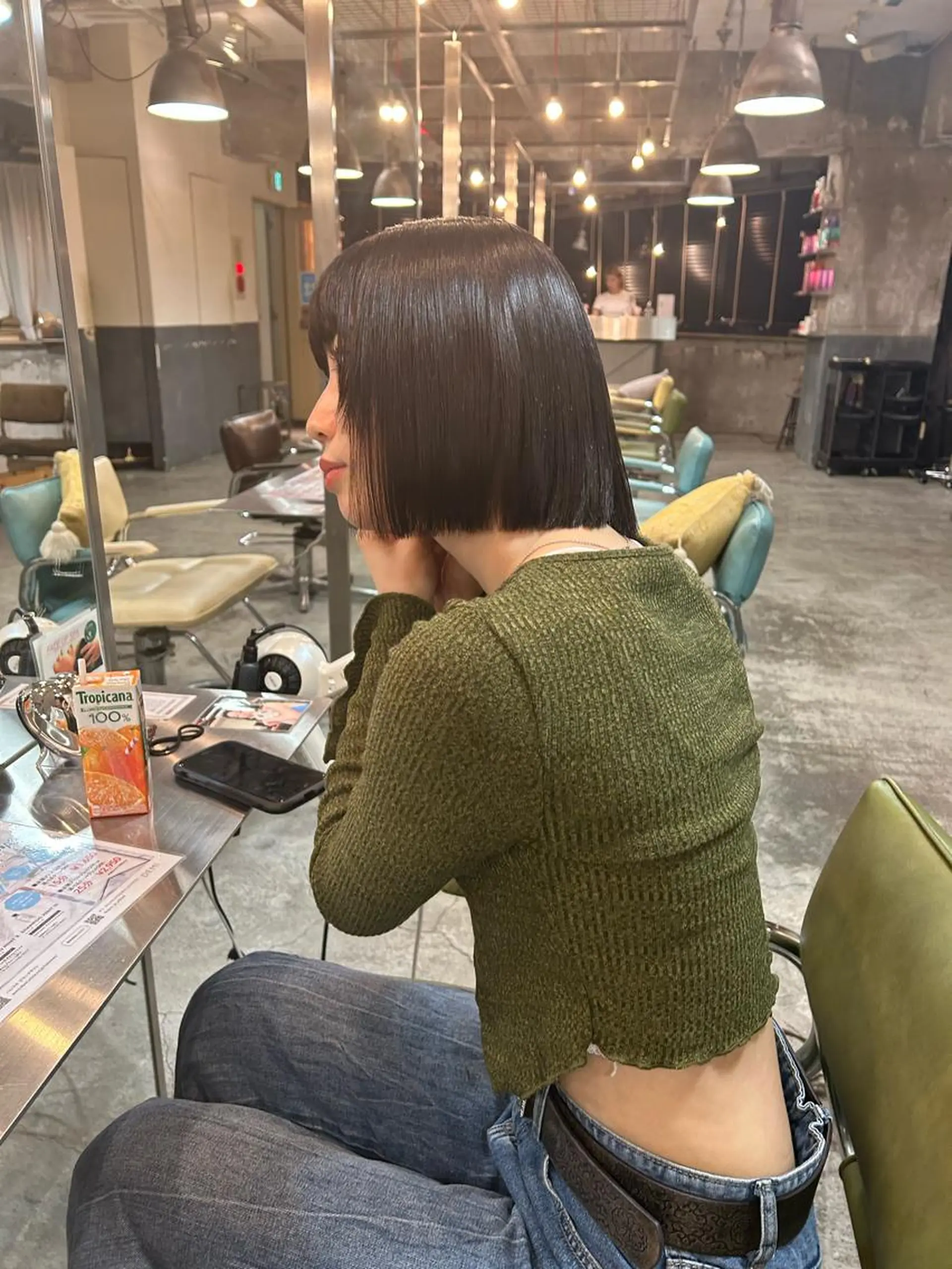 ミディアム カラー ボブ カット ショートカット募集中 /NAGISAのヘアスタイル