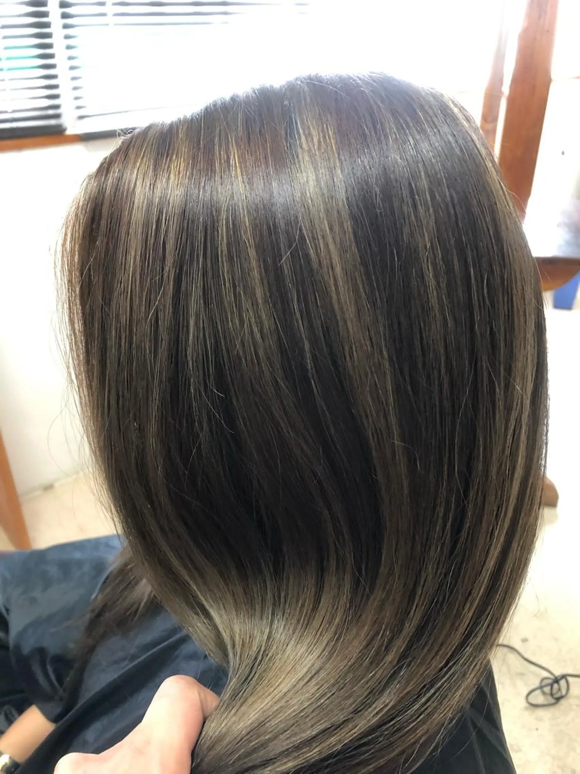 ロング カラー ヘアアレンジ 嘉手納美容室 ルアナエヴァのマツエク・マツパデザイン