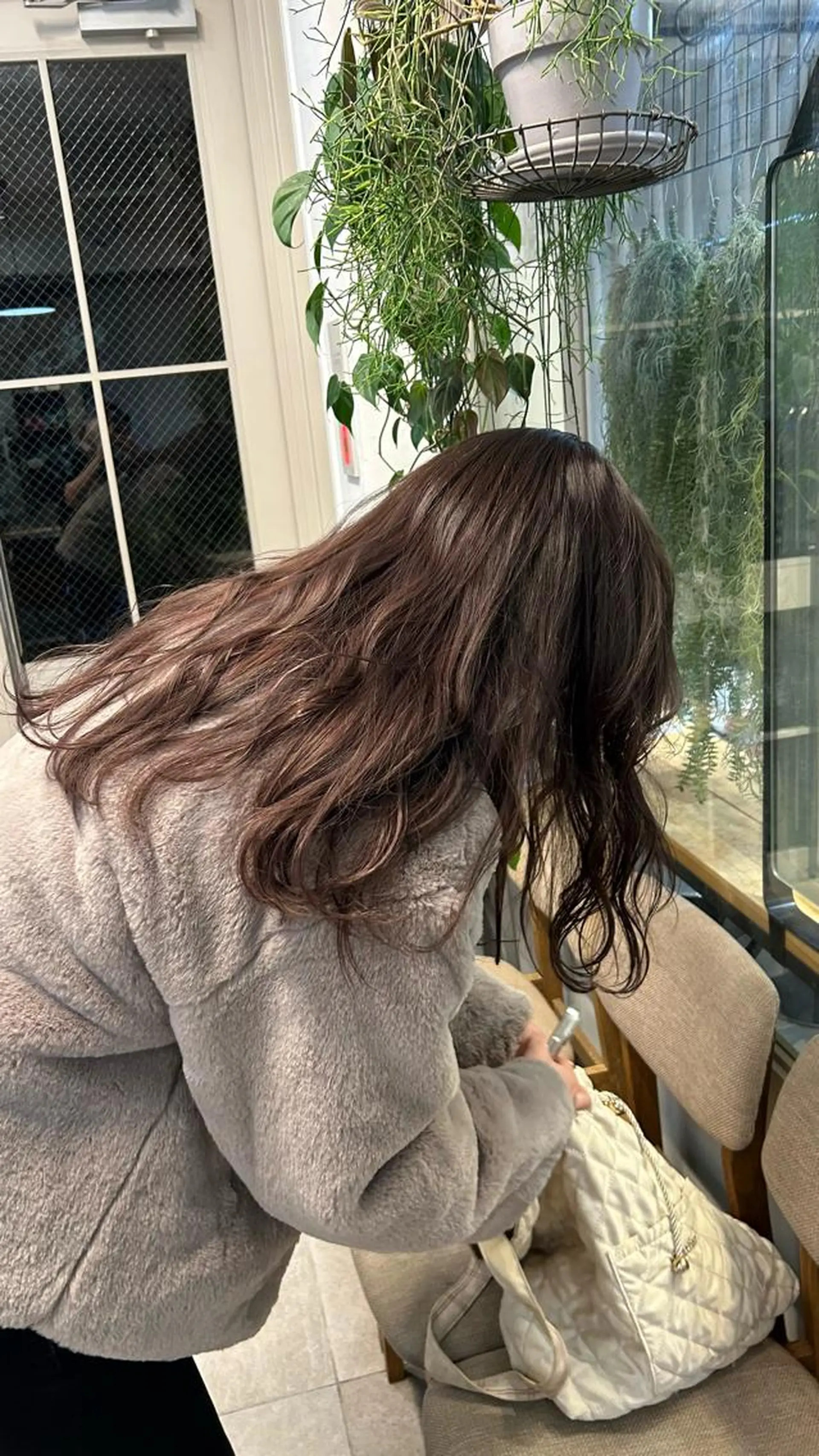 ロング カラー ブラウンカラー ショコラブラウン ヘアカラー トリートメント じゅわっと暖色カラー 🍊Moemiのヘアスタイル