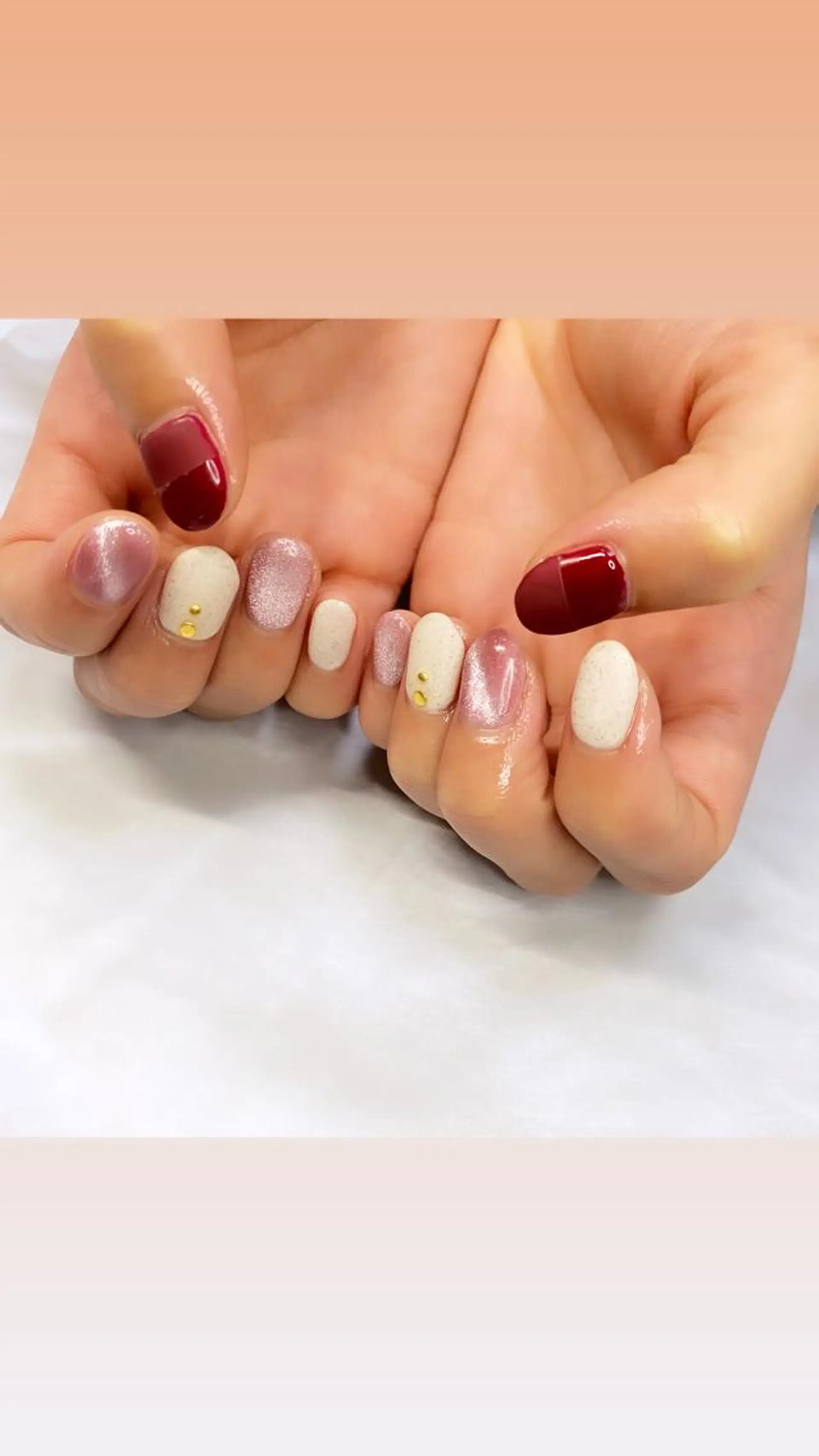 ネイル マグネットネイル マットネイル Heho nailのネイルデザイン