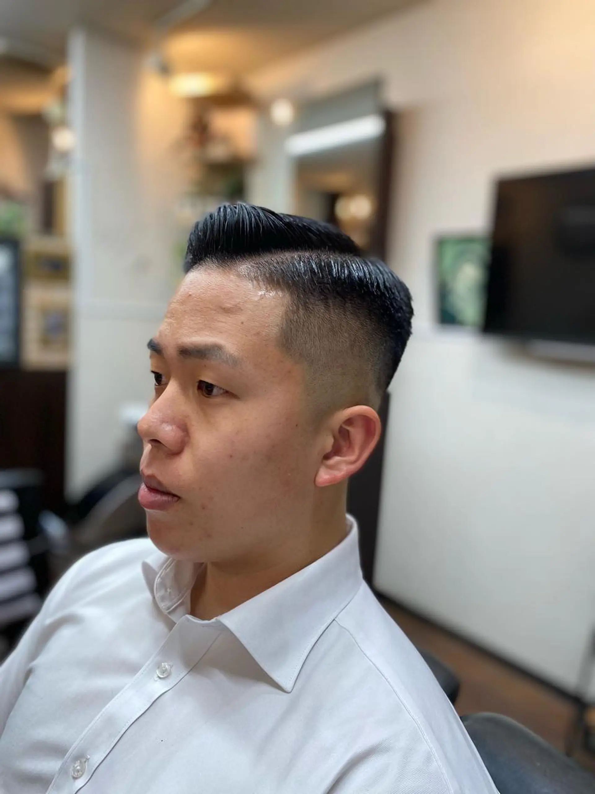 ショート メンズ フェードカット スキンフェード カット ヘアーサロンのぶ所属・メンズカット 川㟢弘貴のヘアスタイル