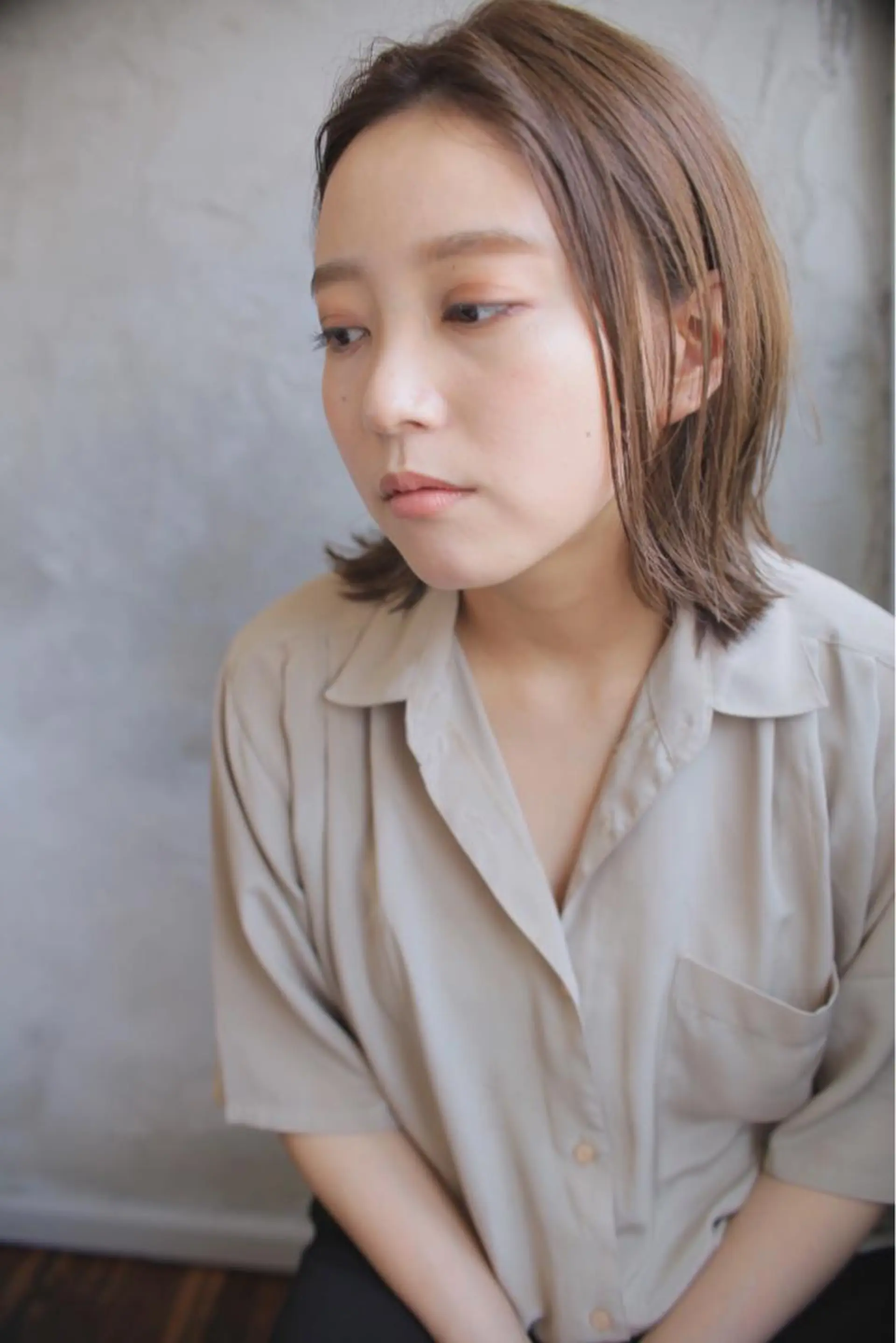 ミディアム カット ヘアカラー トリートメント 🧼柴田 健太郎🧼のヘアスタイル