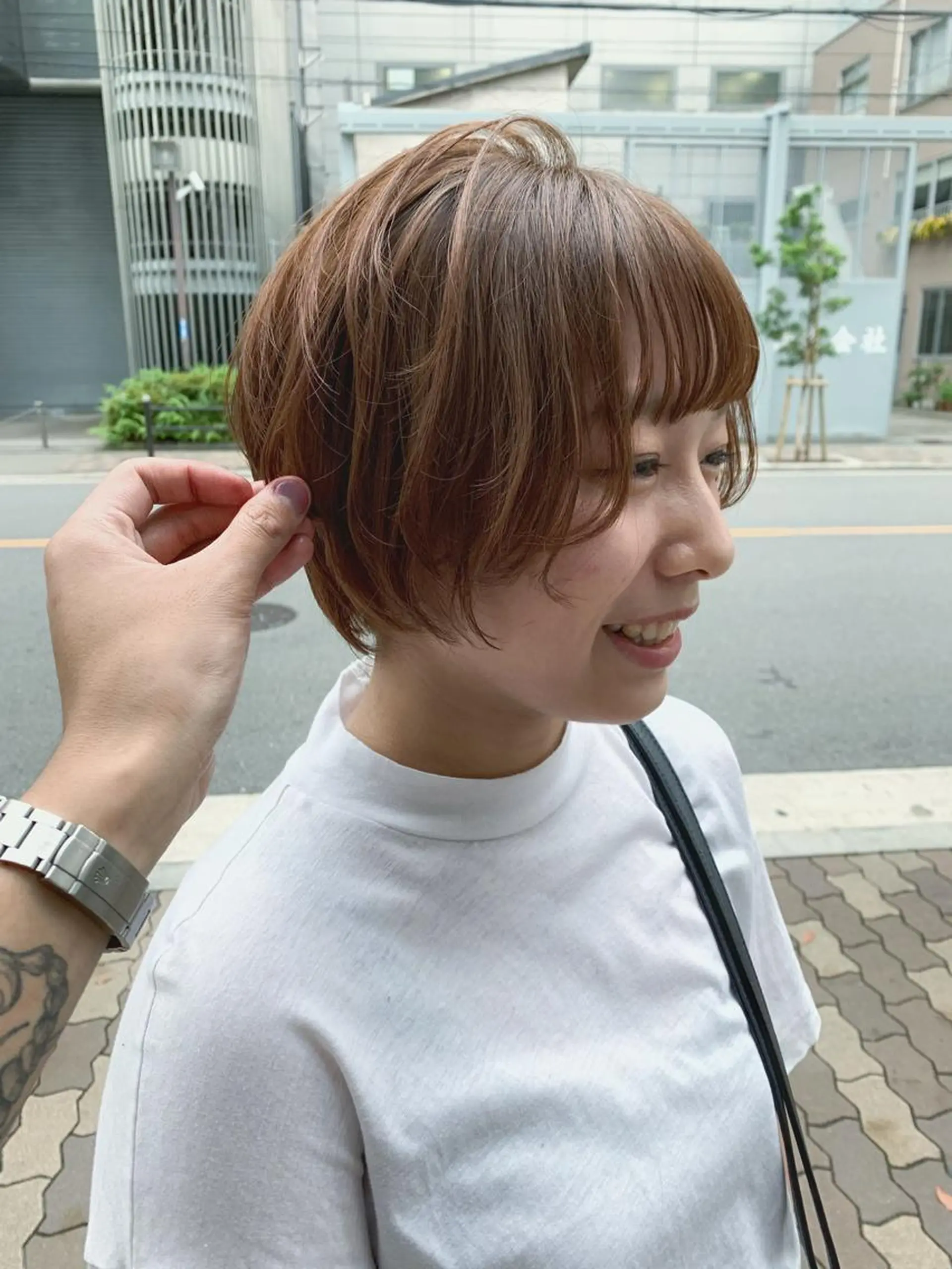 ショート カラー WEG所属・韓国レイヤー/艶髪 WATSUKIのヘアスタイル