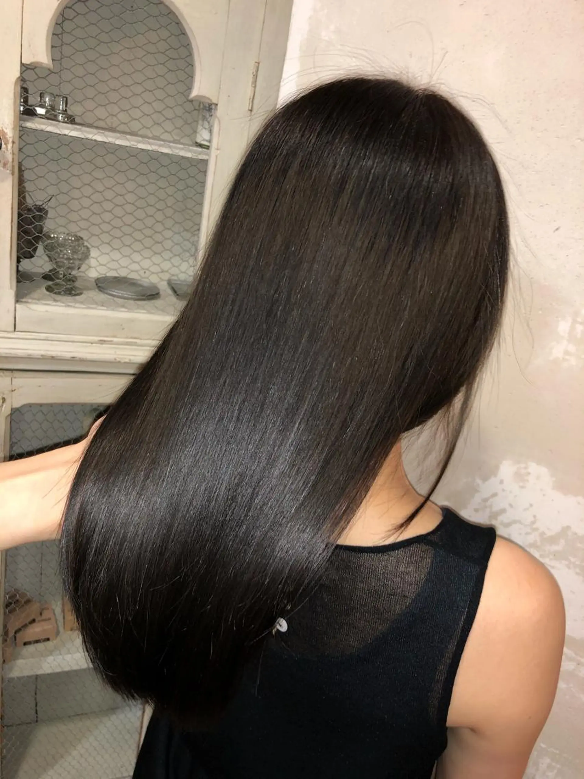 ロング 前平 友慈のヘアスタイル