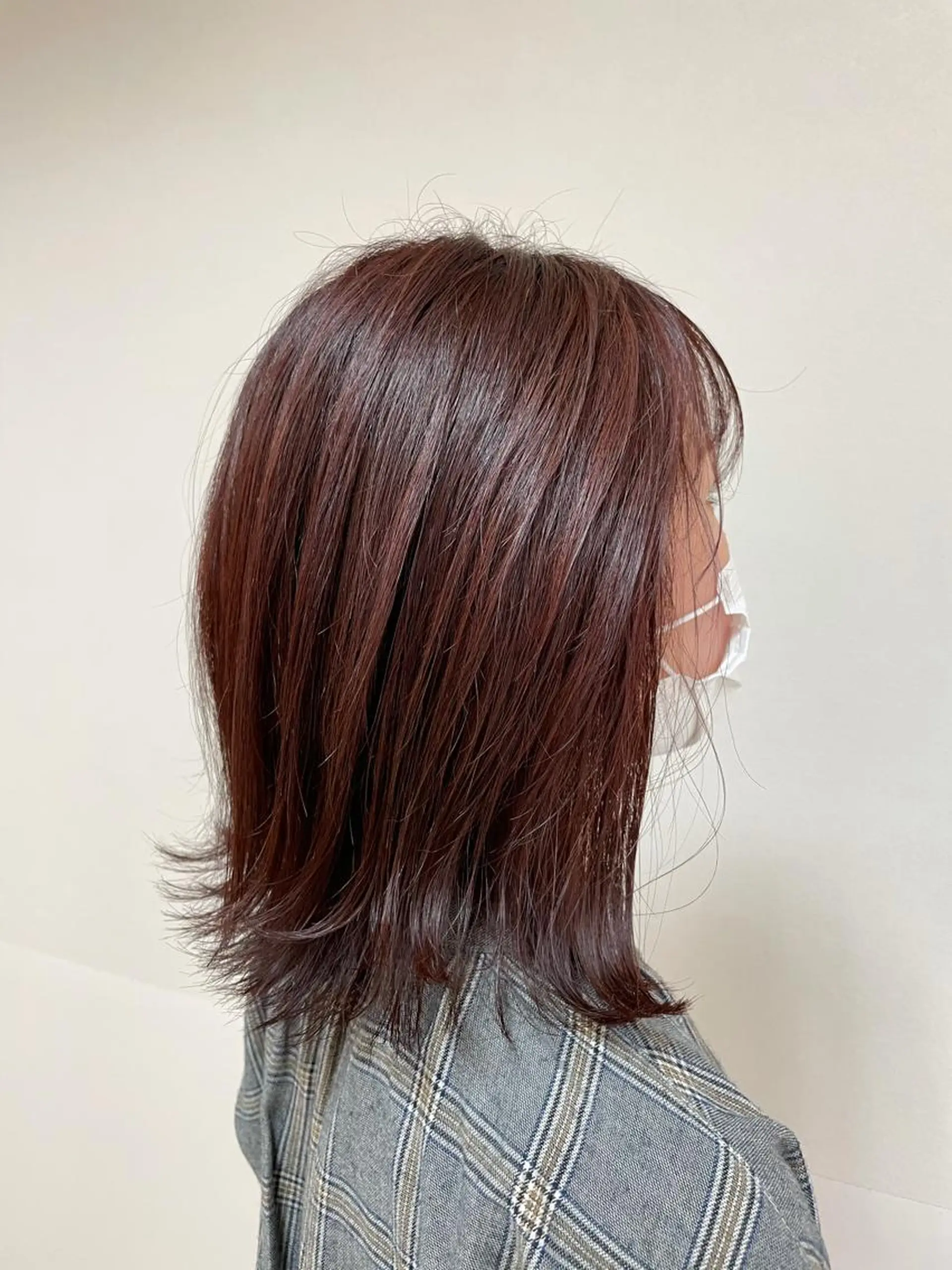 ミディアム カラー ヘアアレンジ カット ヘアカラー トリートメント 【Sweep】おじま のぞみのヘアスタイル