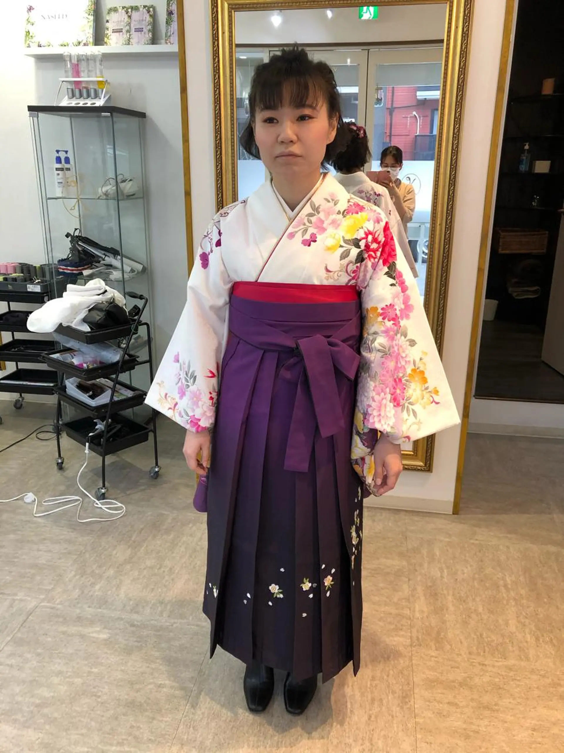 ショート 着付け ❤️カラーのアレルギー持ち必見❤️フリーランス美容師UMi所属・色タイプ診断 ❤️Umi❤️のヘアスタイル