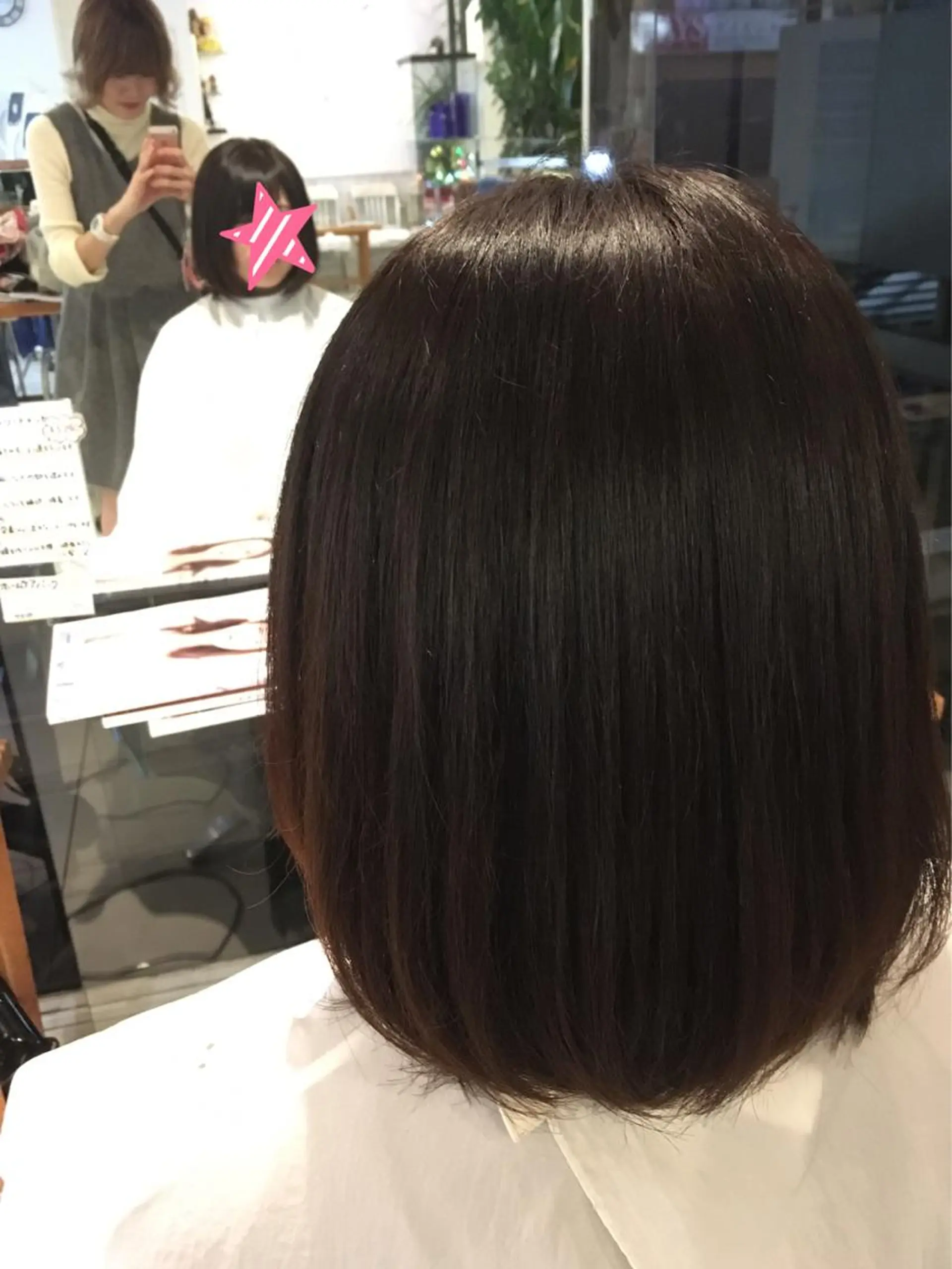 ショート ボブ miyu 美髪縮毛矯正𓂃꙳⋆のヘアスタイル