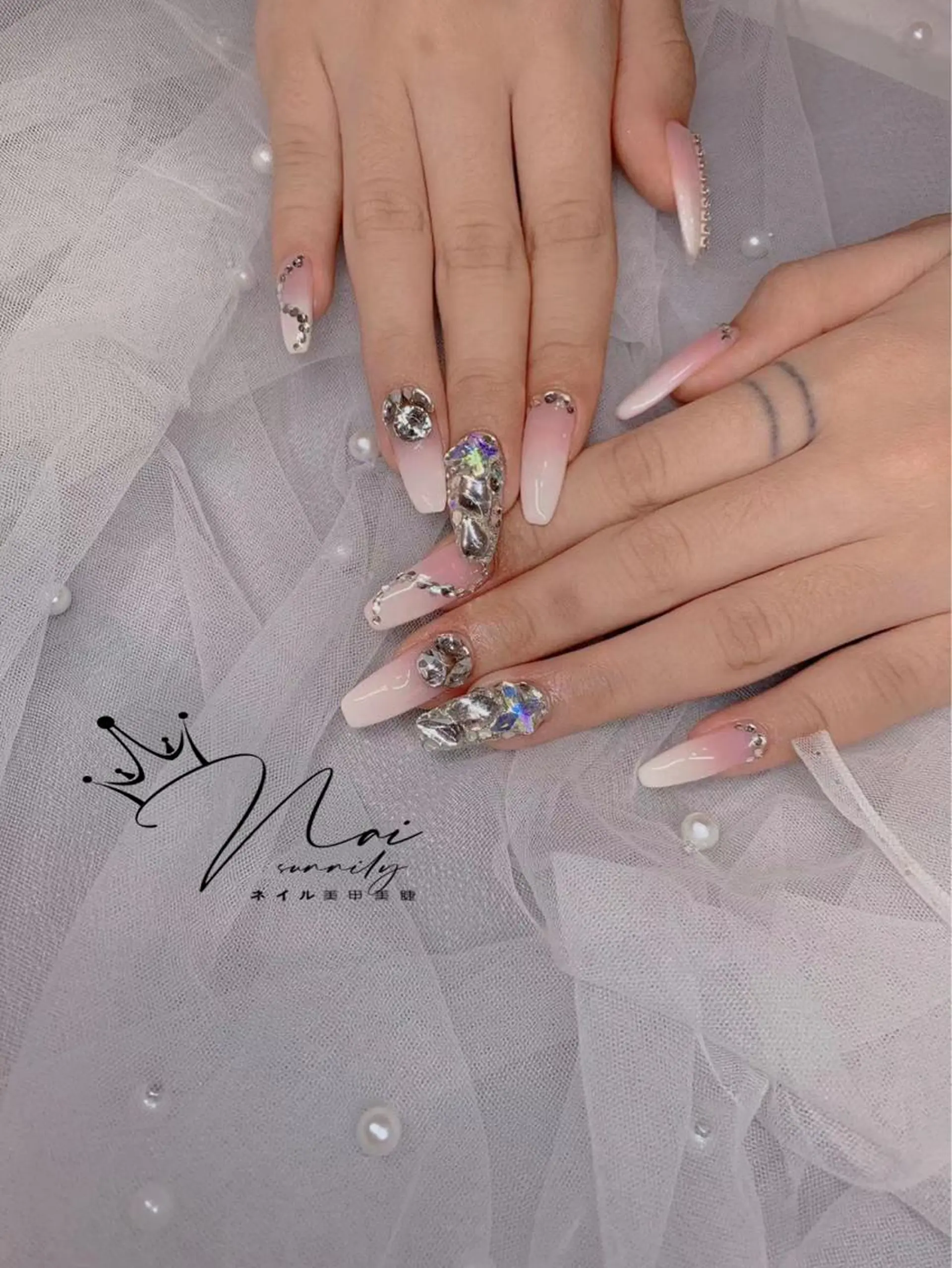 ネイル 長さだし専門店 M2　rikaのネイルデザイン